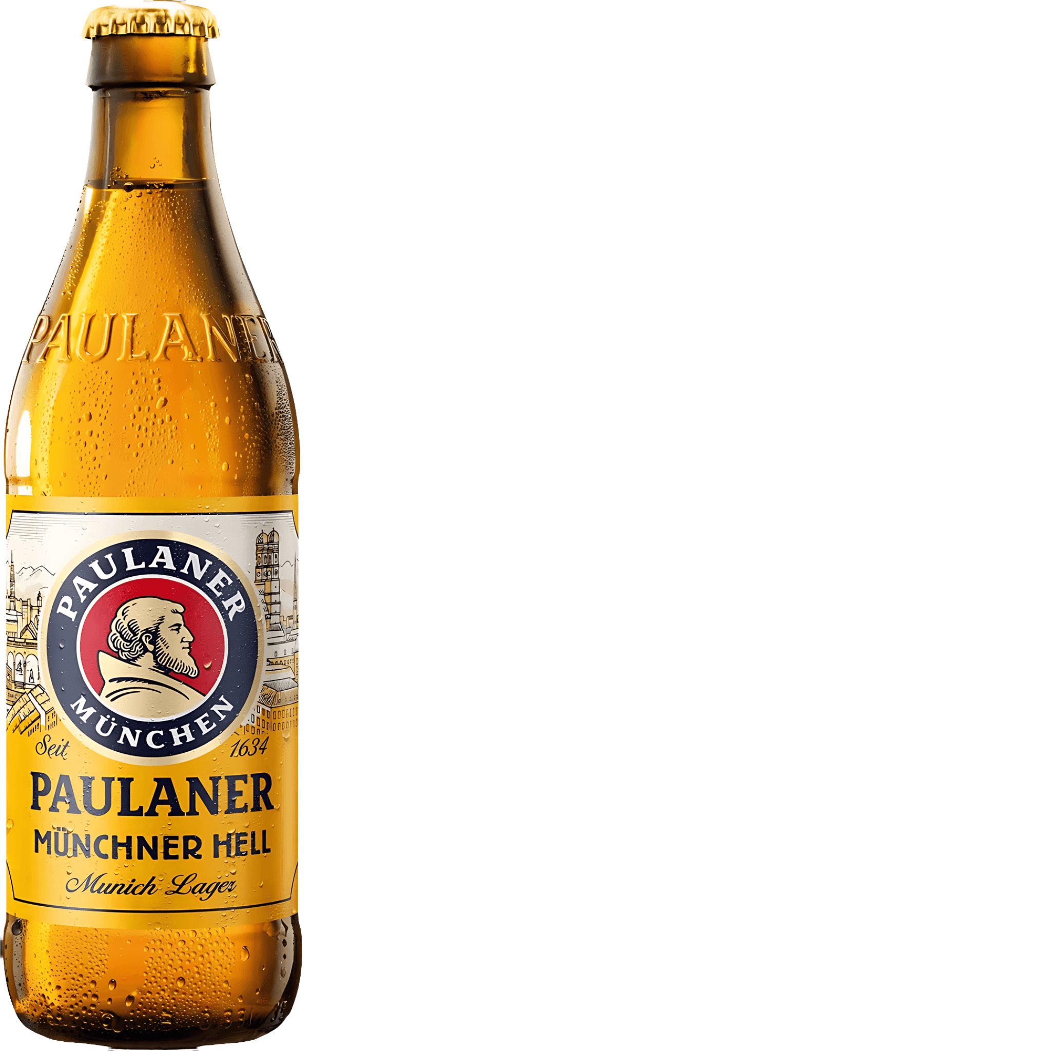 Bere blonda Paulaner Munchner Hell, 0.33 l