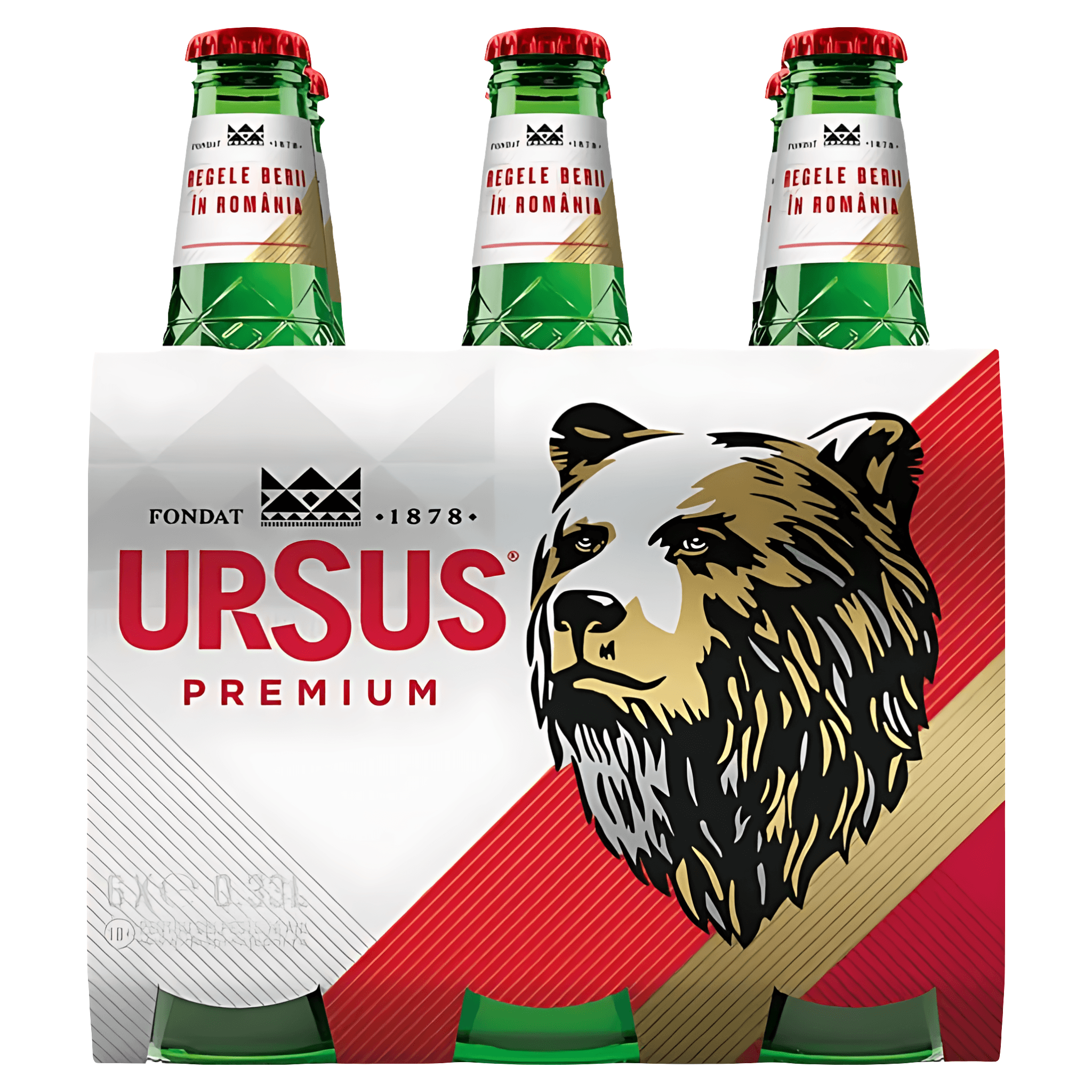 Bere blonda Ursus Minigold, 6 x 0.33 l