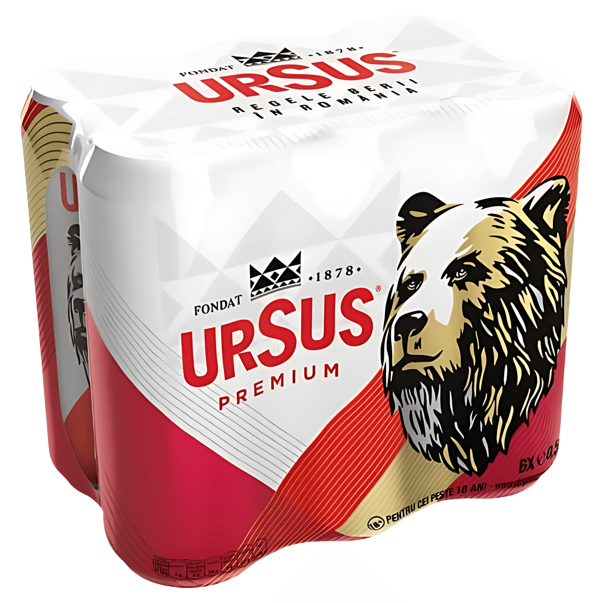 Bere blonda Ursus Premium, 6 x 0.5 l