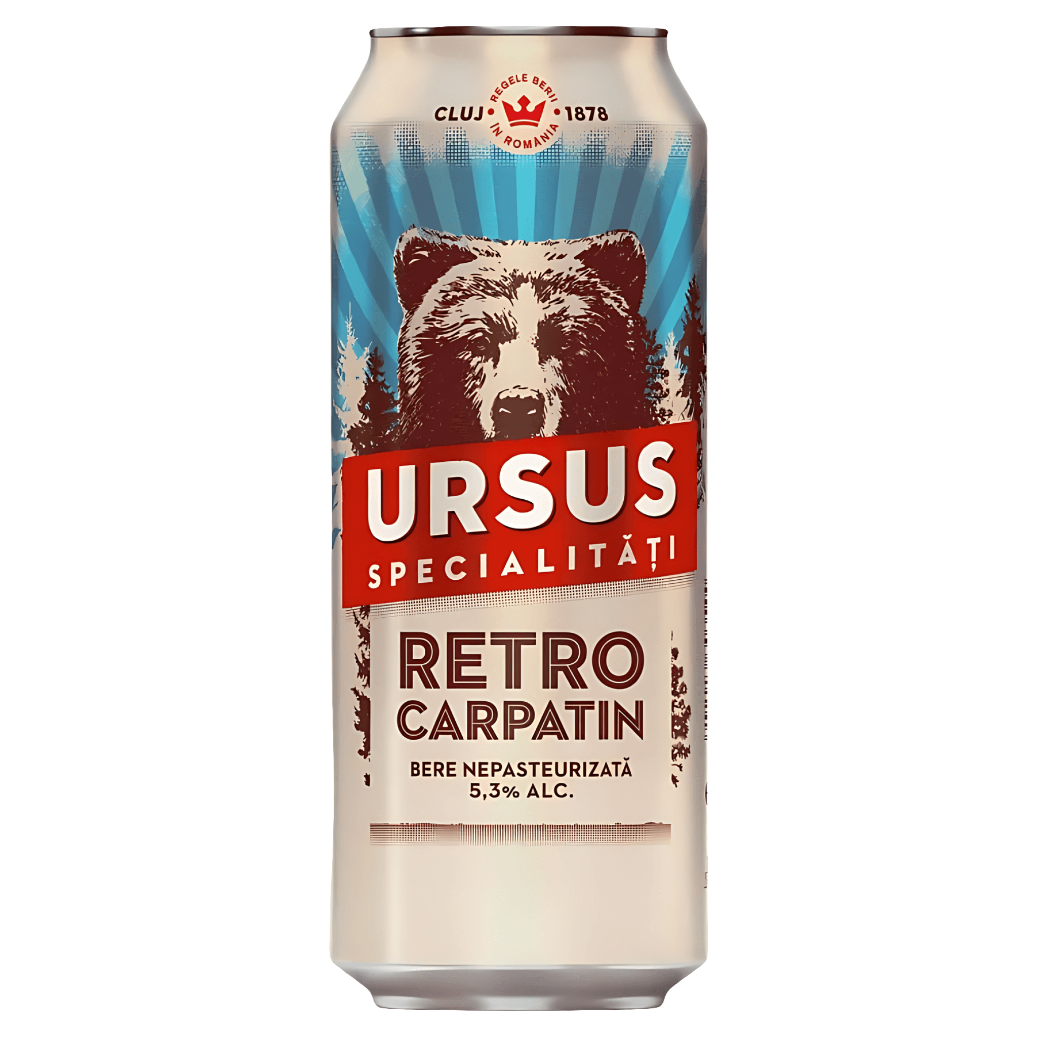 Bere nepasteurizata Ursus Retro, 0.5 l