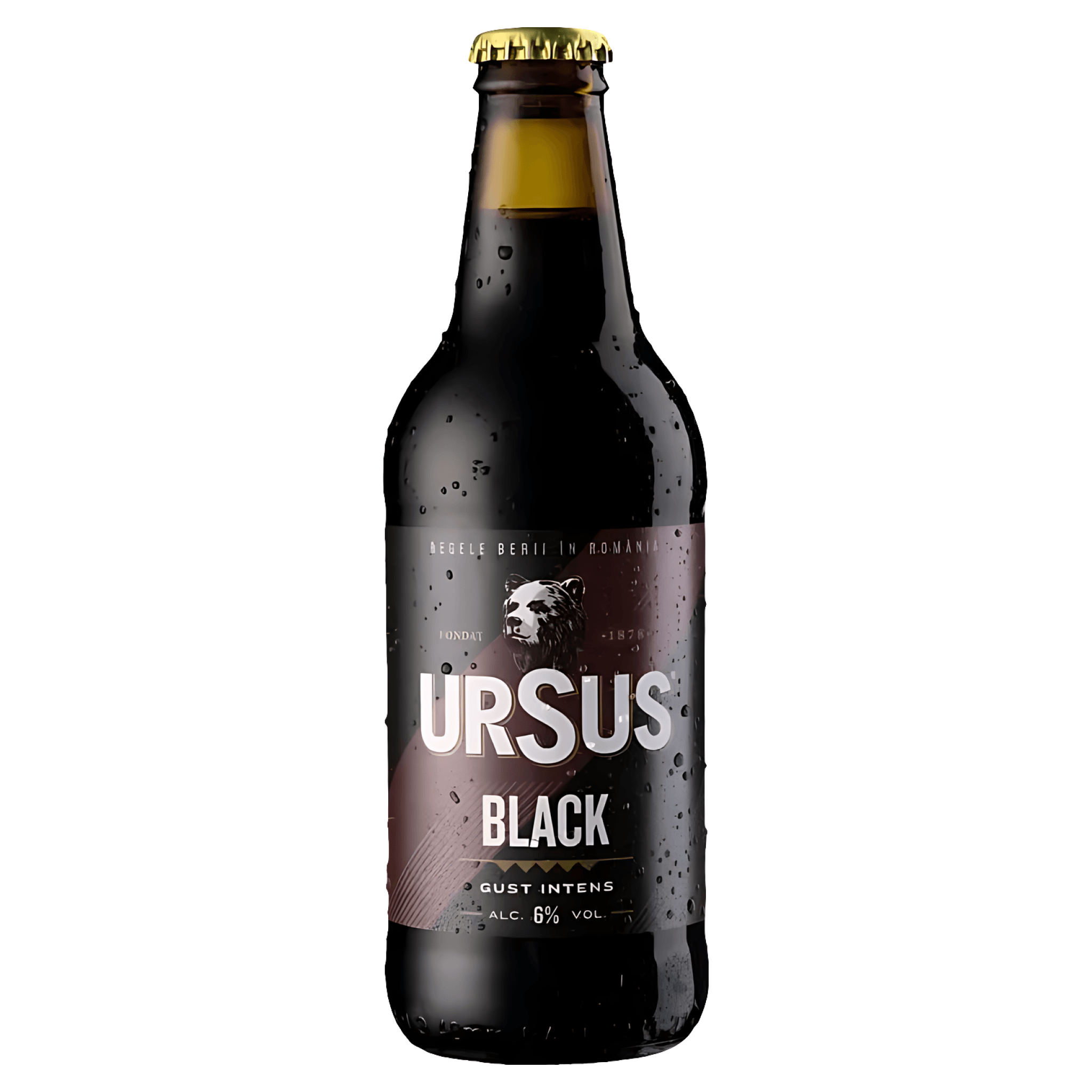 Bere neagra Ursus Black, 0.33 l