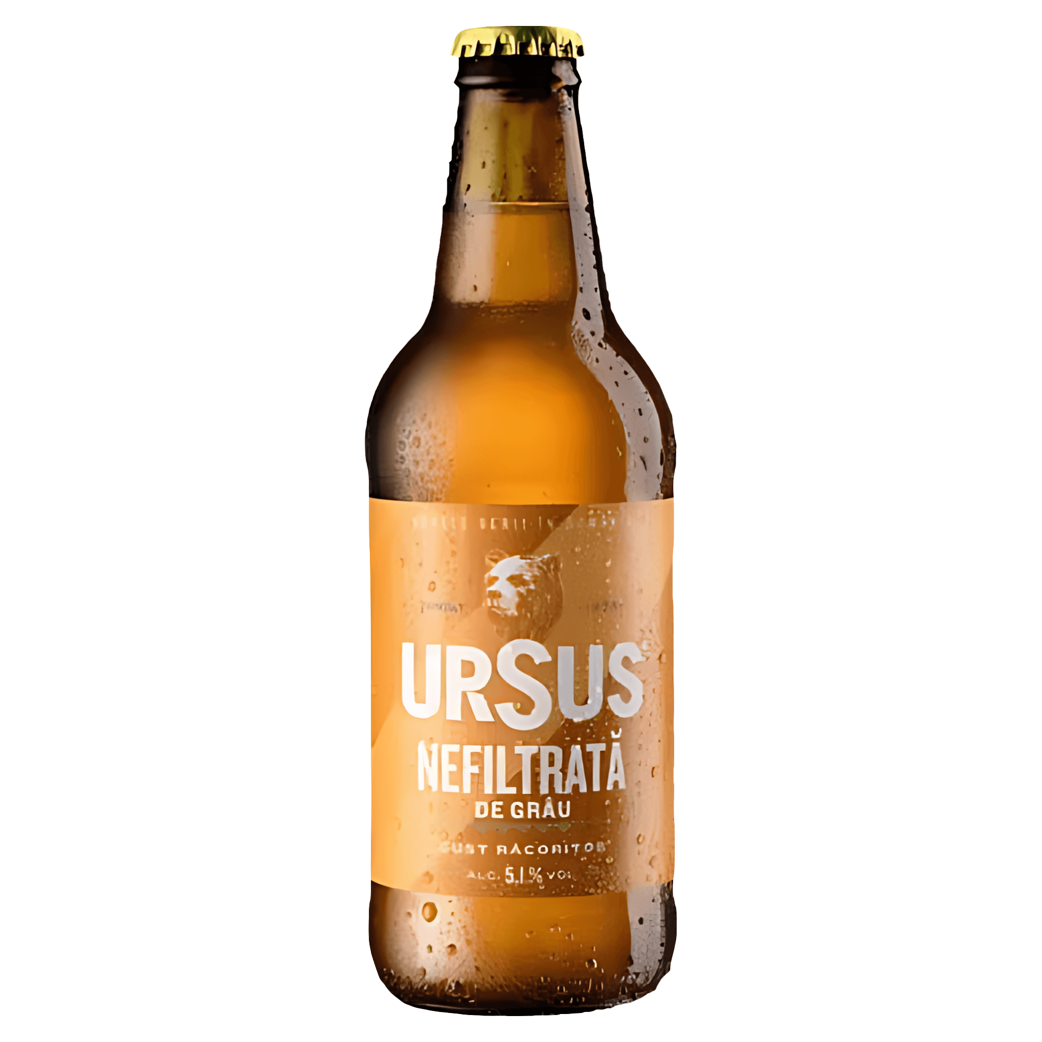 Bere blonda nefiltrata Ursus Core, 0.33 l