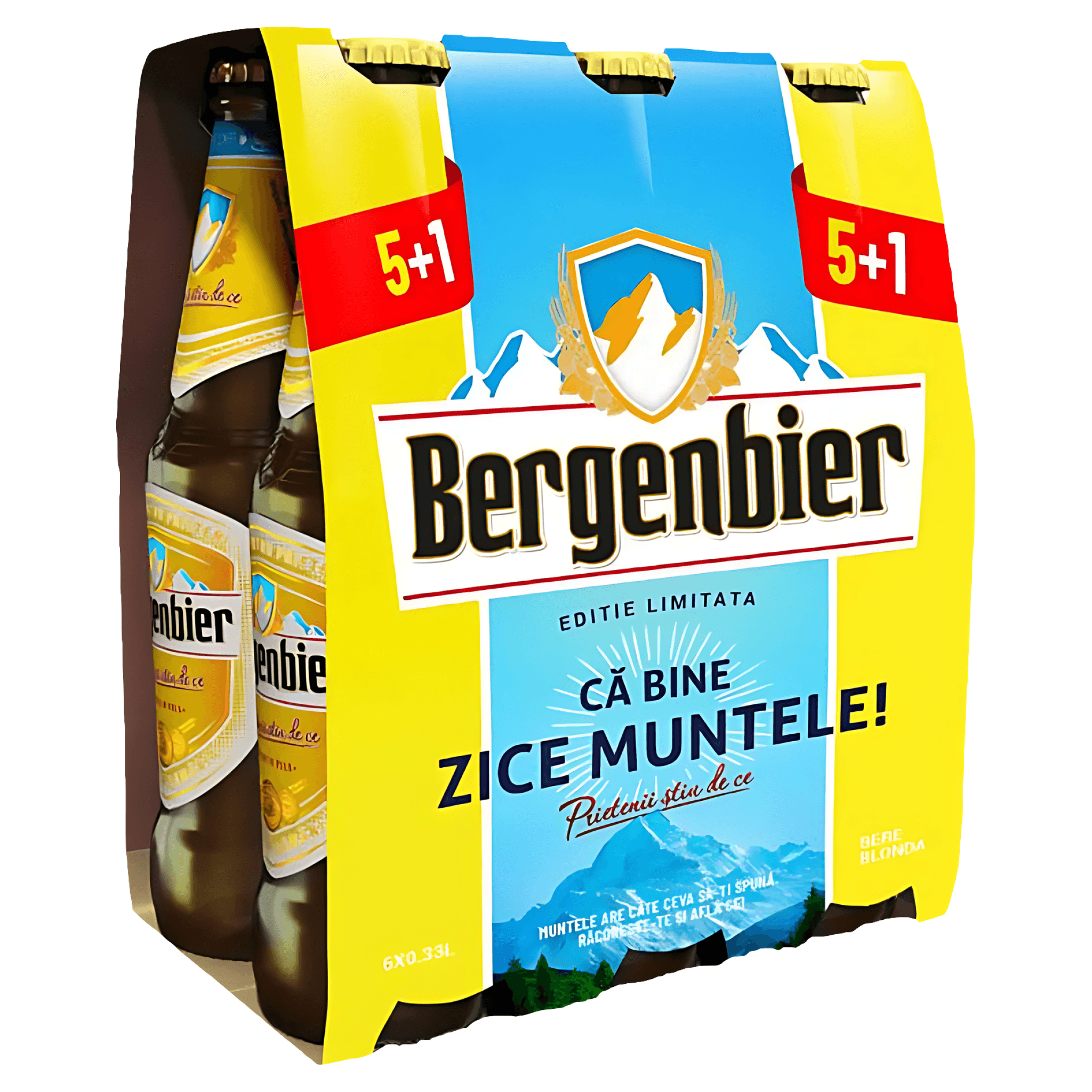 Bere blonda Bergenbier 5+1 x 0.33 l