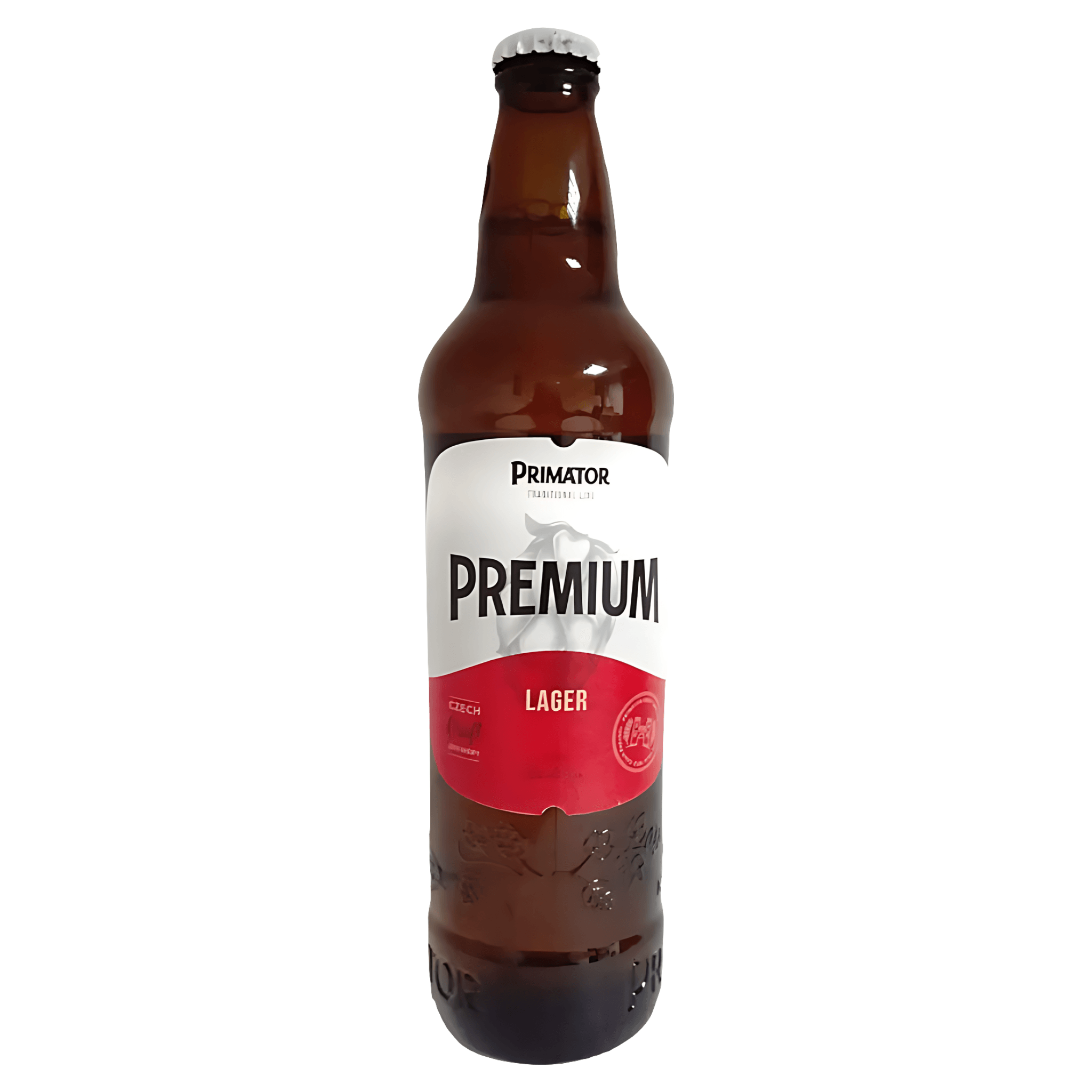 Bere blonda Lager Primator, 0.5 l