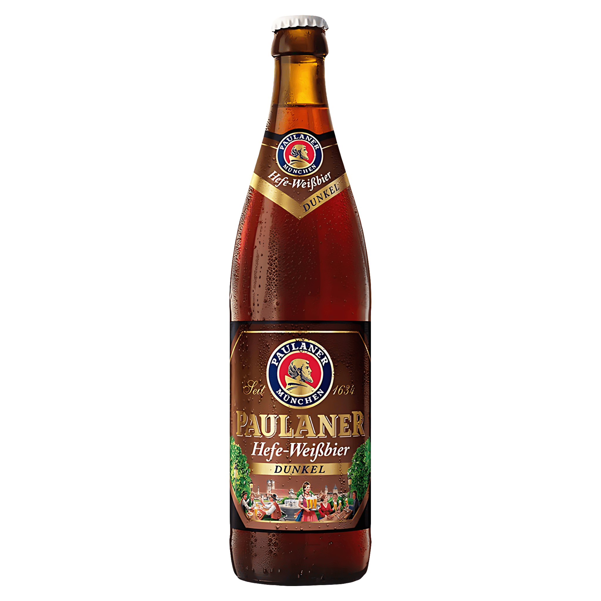 Bere bruna nefiltrata Paulaner Dunkel, 0.5 l