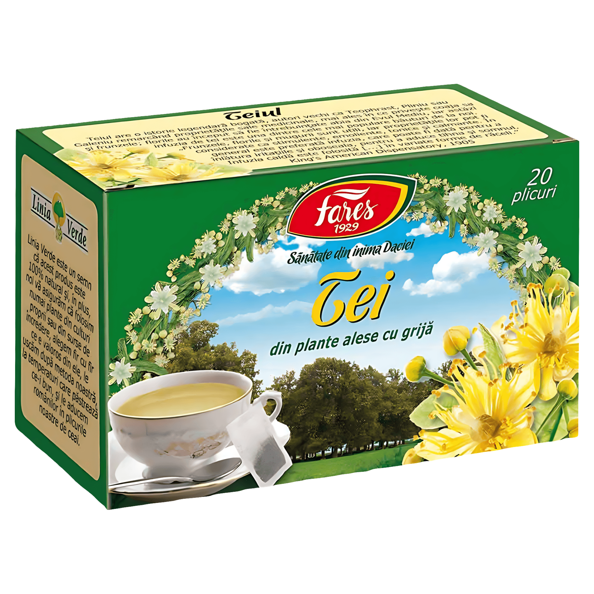 Ceai Fares de tei 20 g / 20 de plicuri
