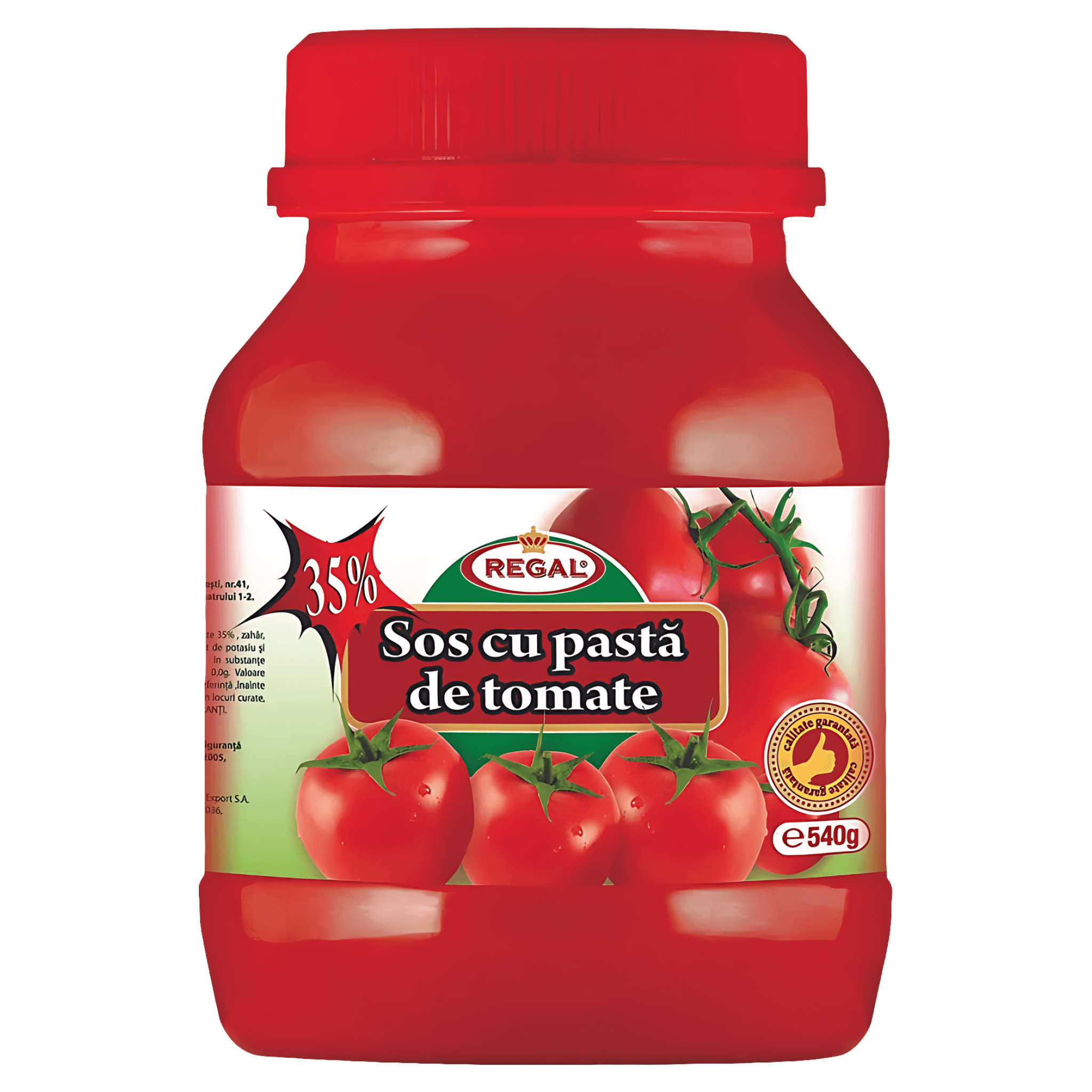 Sos cu pasta de tomate 35% Regal, 540 g