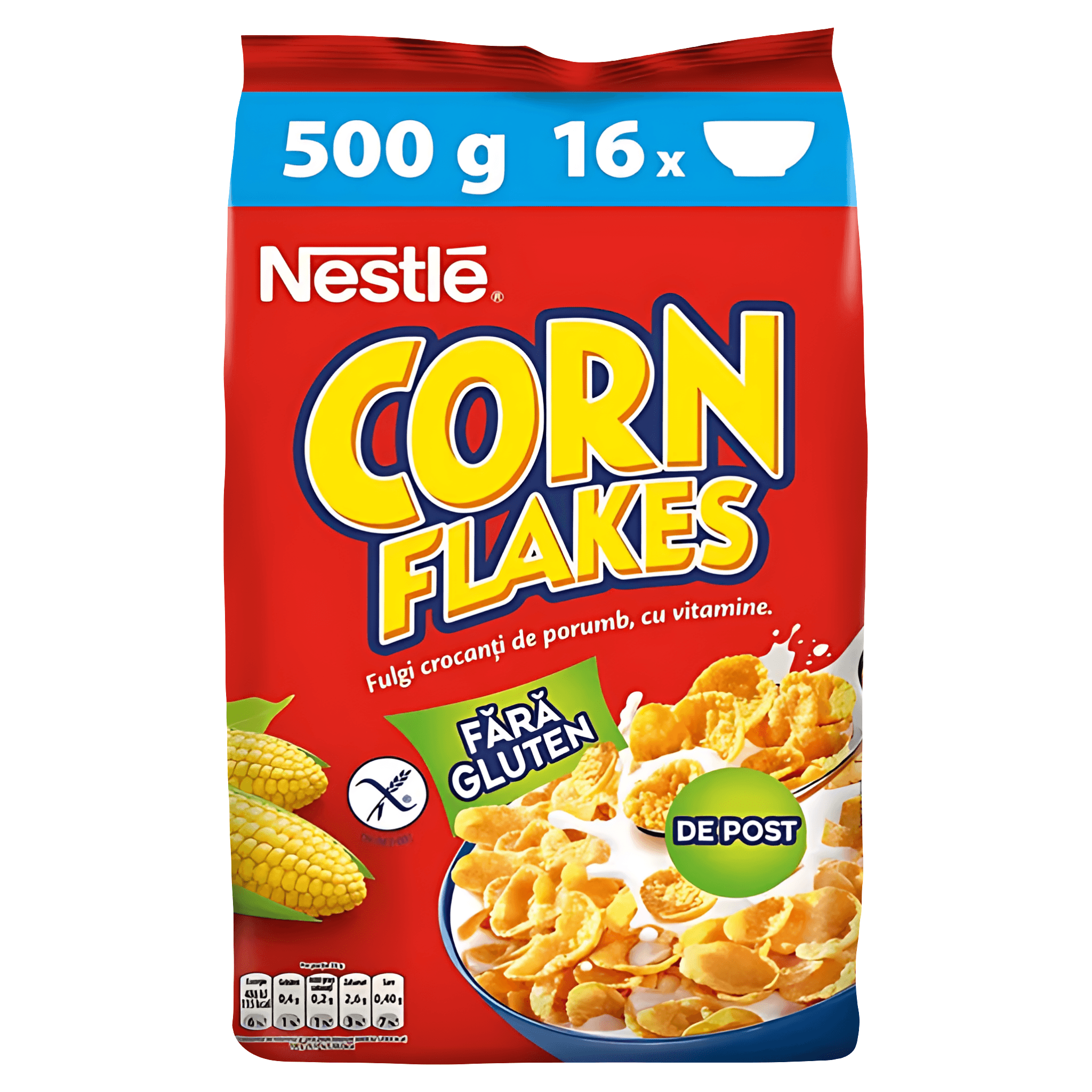 Cereale pentru micul dejun Corn Flakes Nestle, 500 g