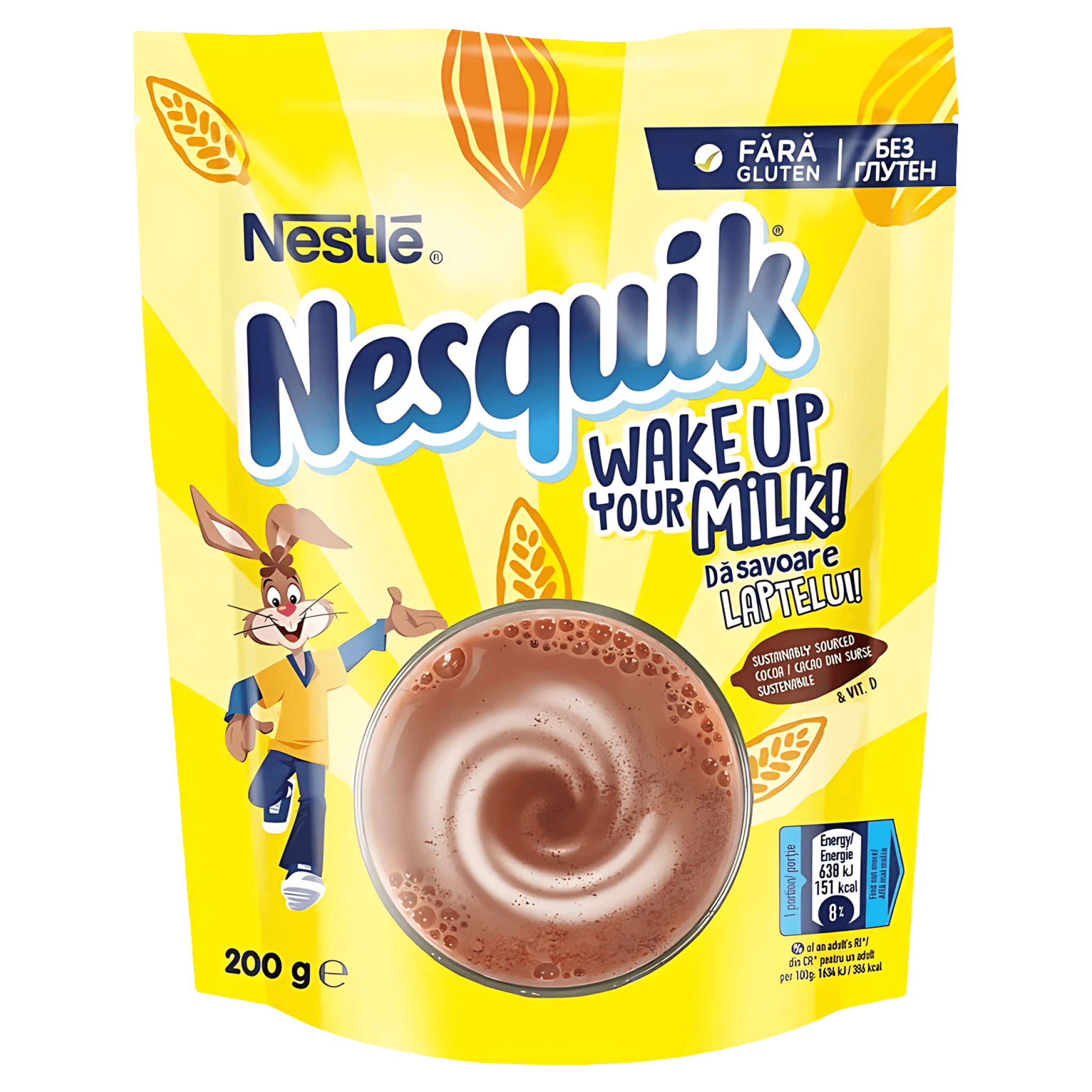 Bautura solubila cacao instant cu vitamine Nestle Nesquik, 200g