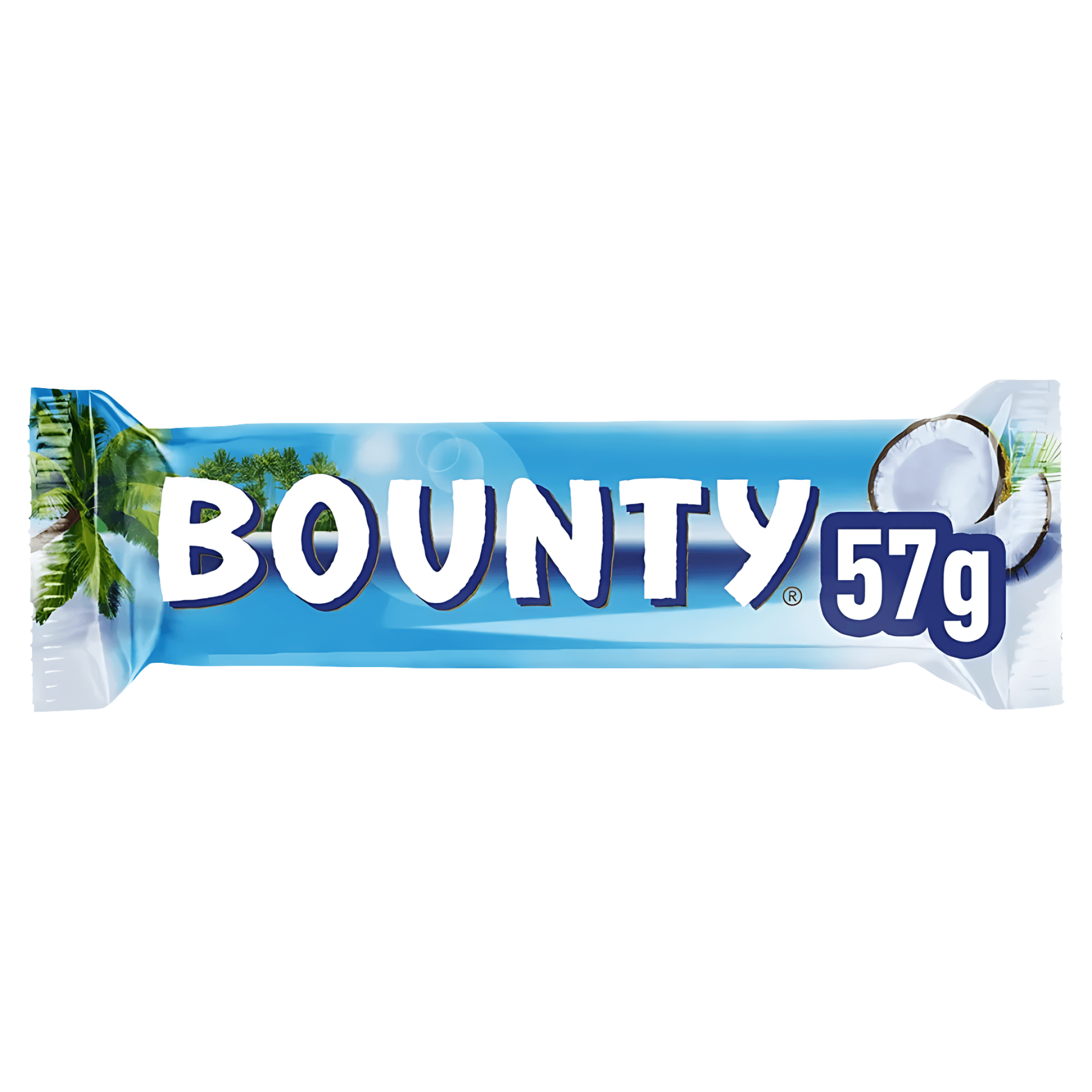 Baton de ciocolata cu lapte si umplutura cu nuca de cocos Bounty, 2 x 28.5 g