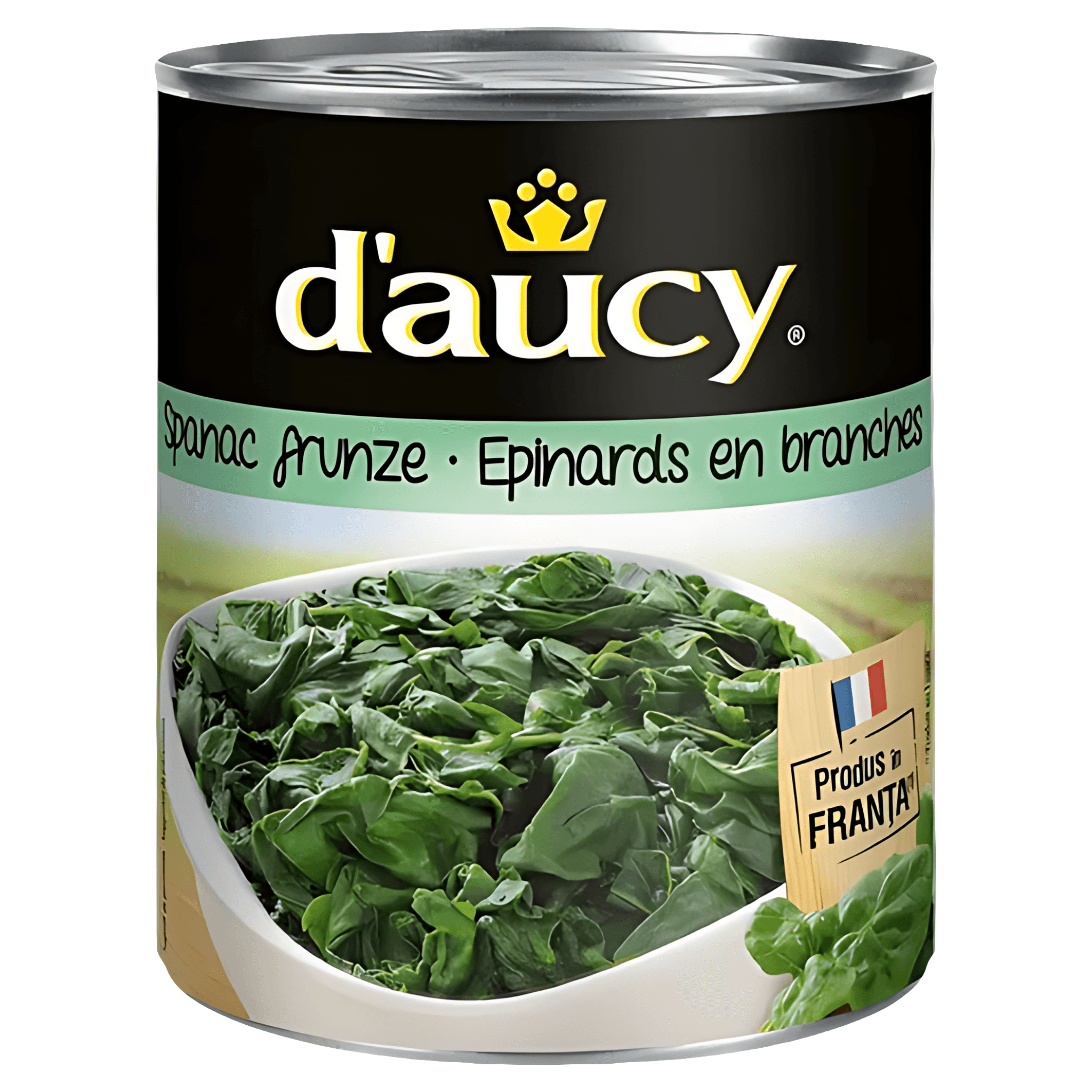 Conserva spanac D'aucy, 765 g