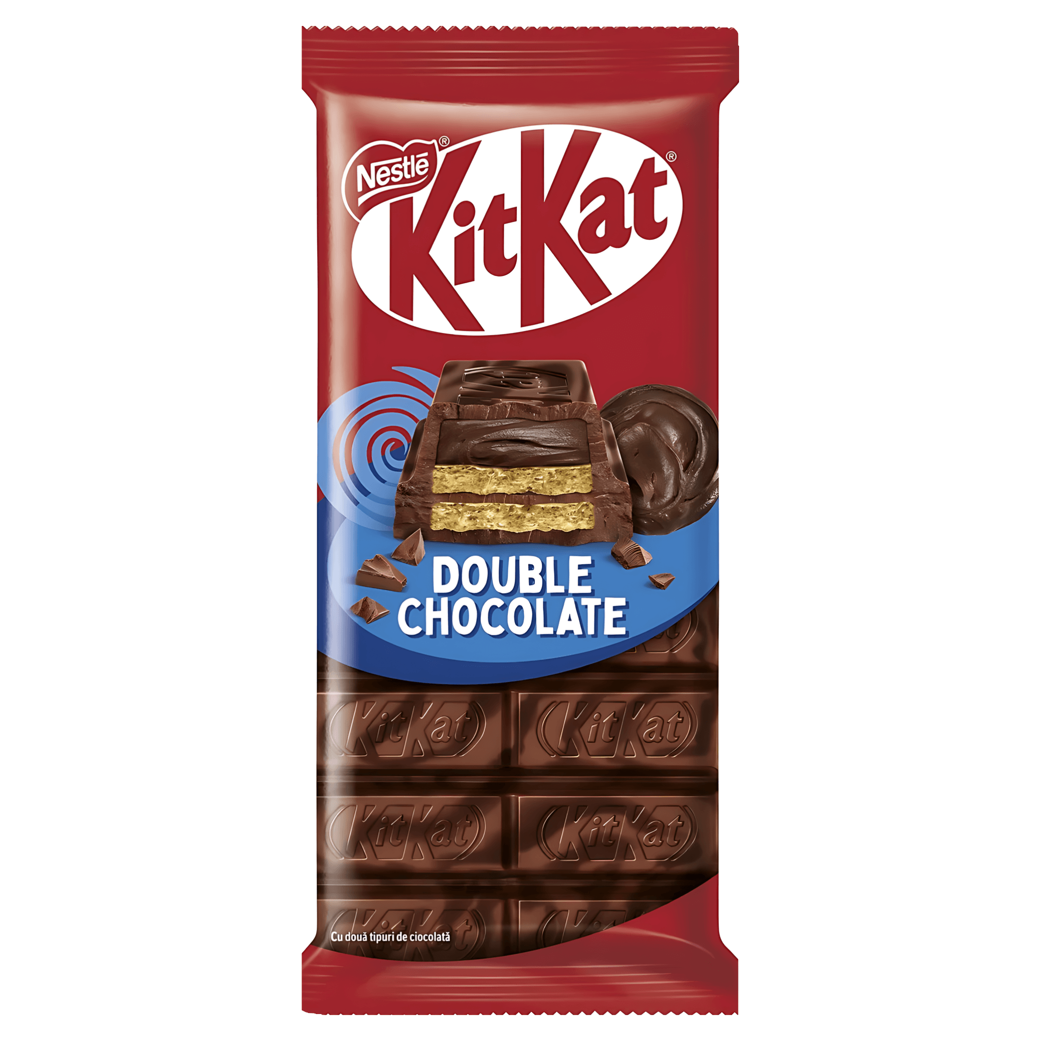 Ciocolata napolitana KitKat, cu doua tipuri de ciocolata, 99 g