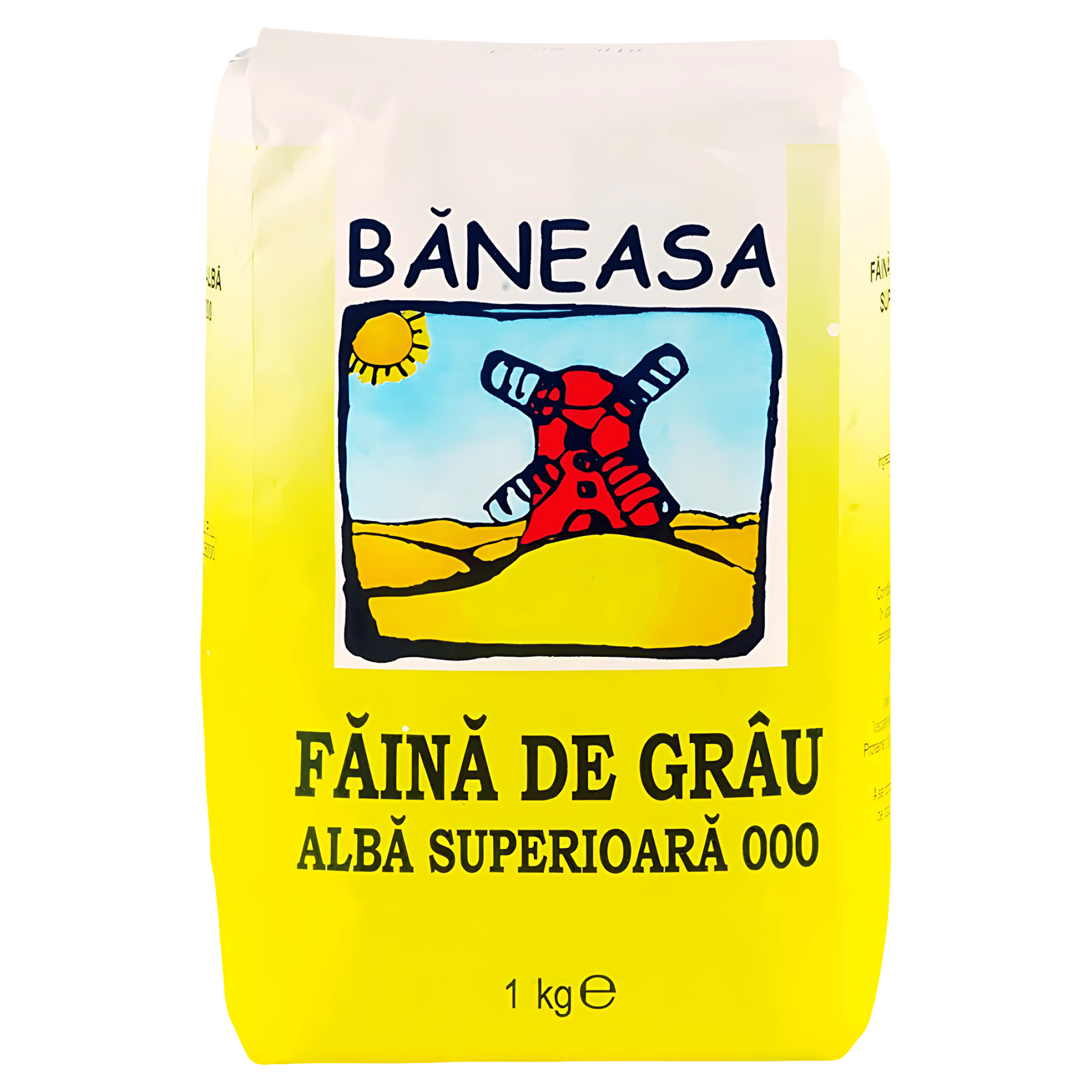 Faina alba de grau superioara 000 Baneasa, 1 kg