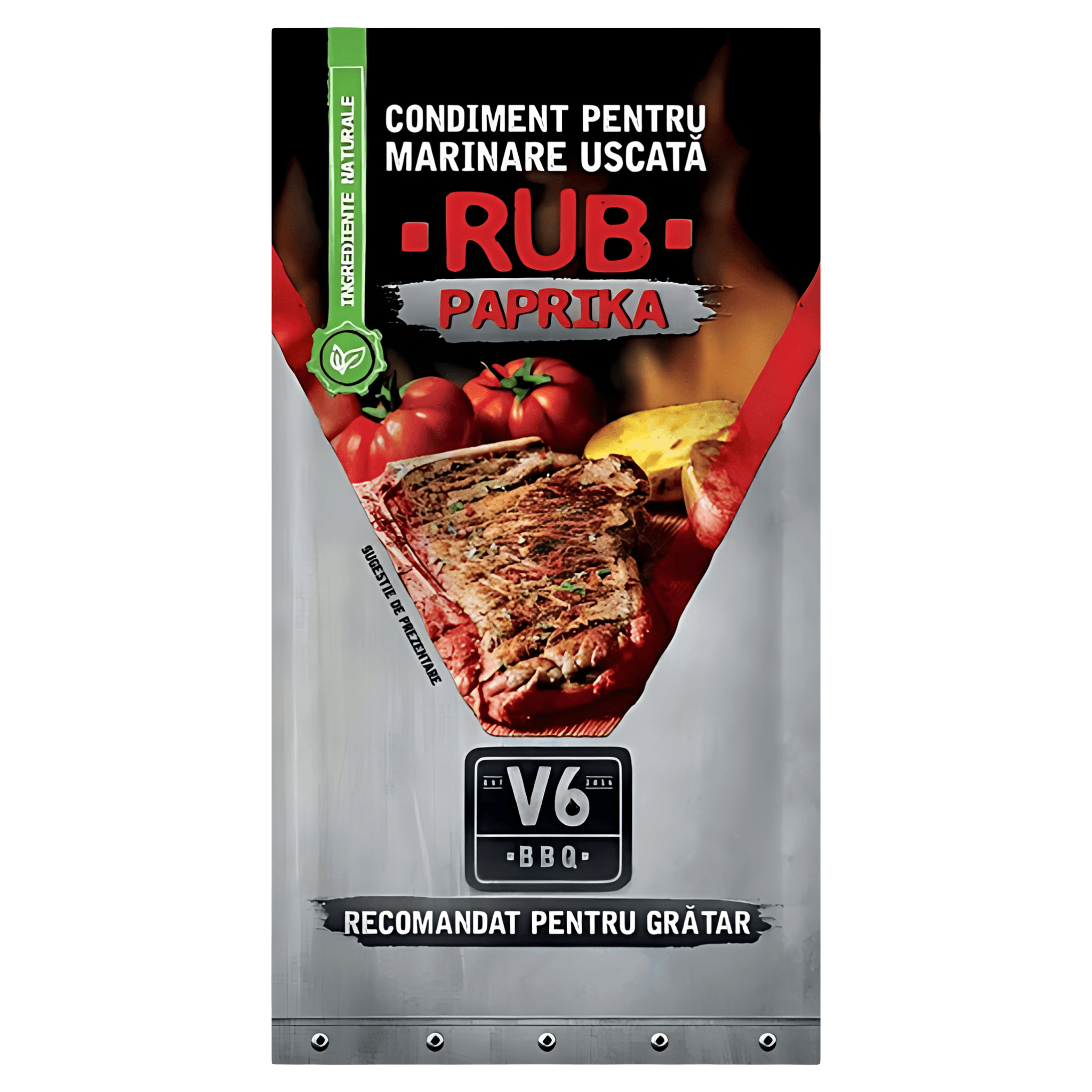 Condiment cu paprika Rub V6BBQ 40 g