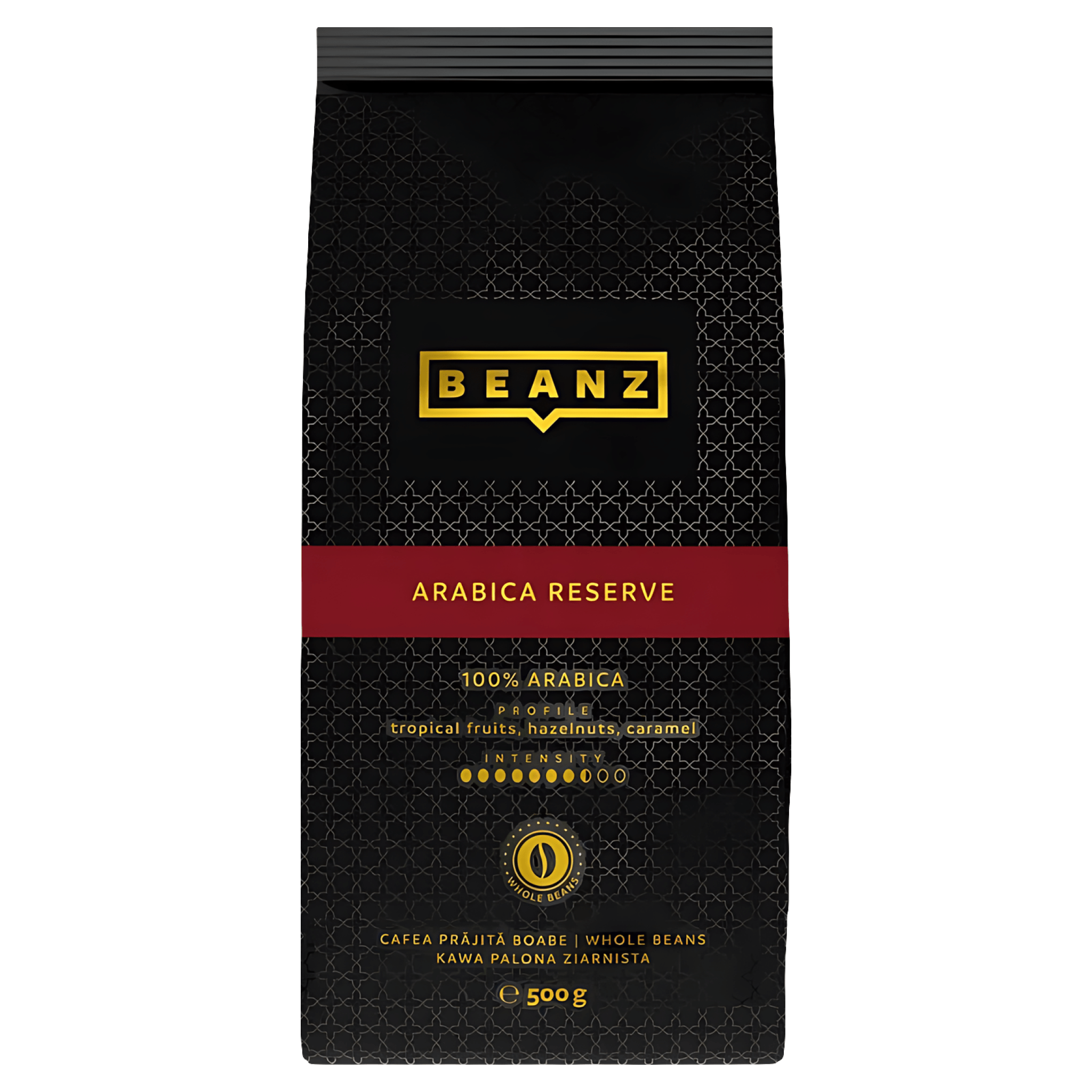 Cafea boabe Beanz Arabica Reserve, 500 g