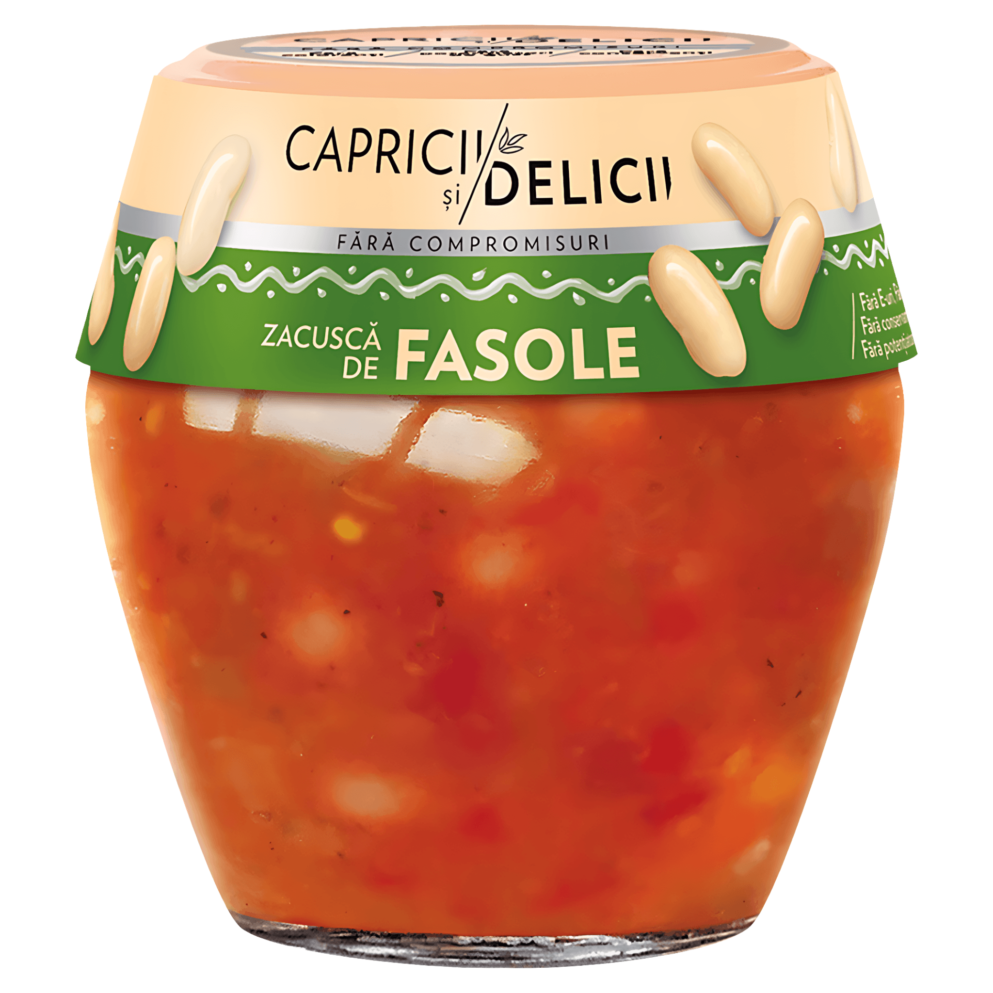 Zacusca de fasole Capricii si Delicii, 550 g