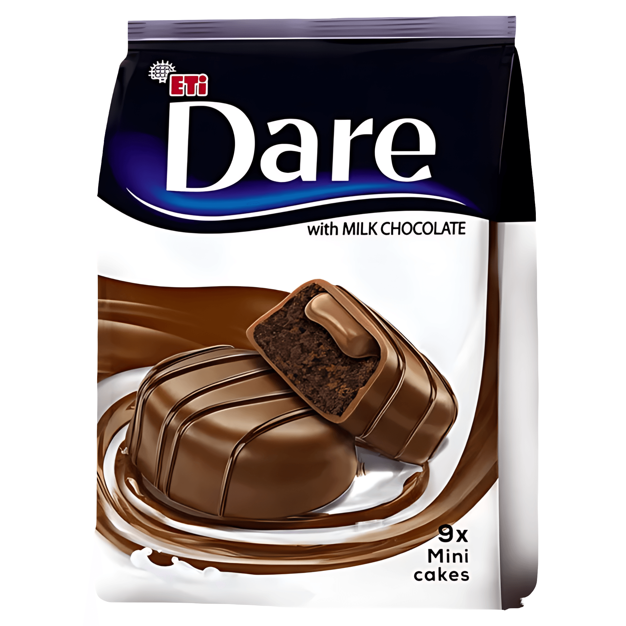 Miniprajituri cu glazura de ciocolata Dare, 114 g