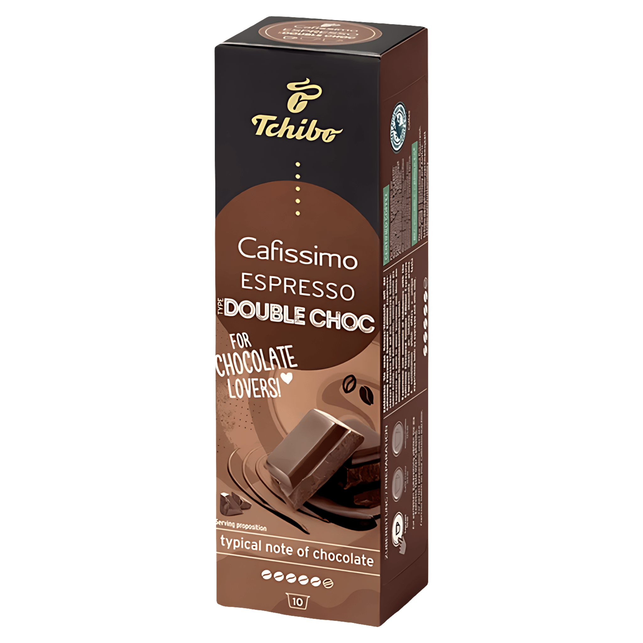 Capsule cafea Tchibo Cafissimo Espresso Double Choc, 10 bucati