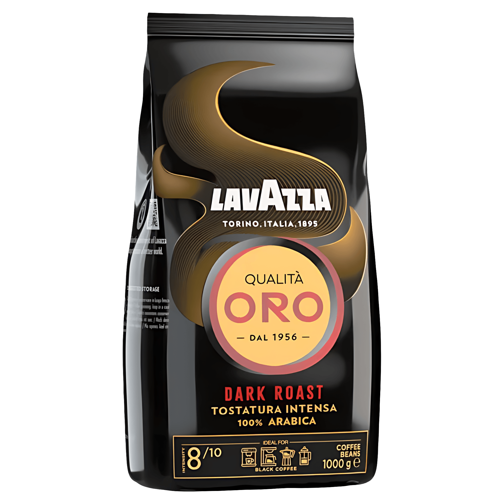 Cafea boabe Lavazza Qualita Oro Dark Roast, 1 kg