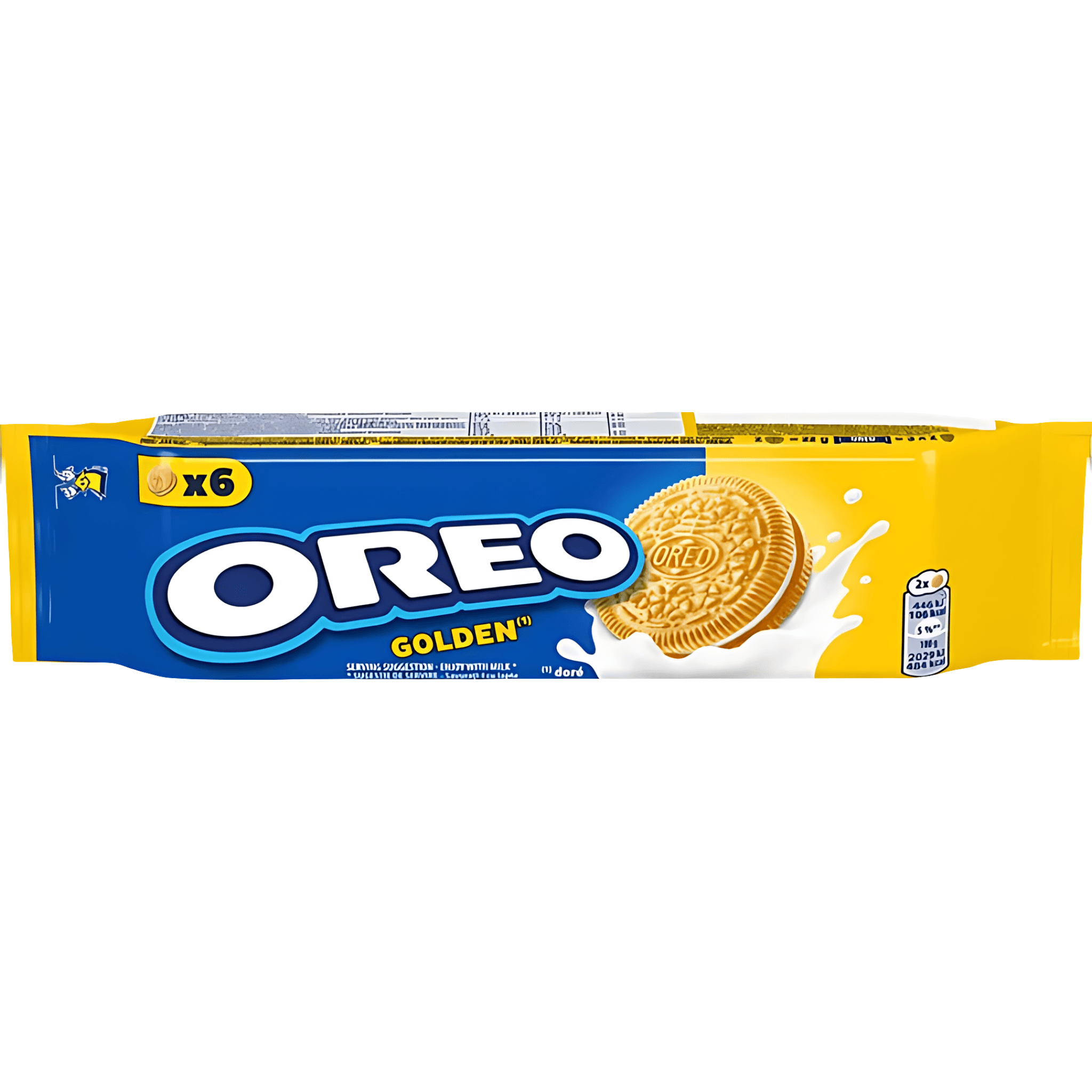 Biscuiti cu crema cu aroma de vanilie Oreo Golden, 66 g