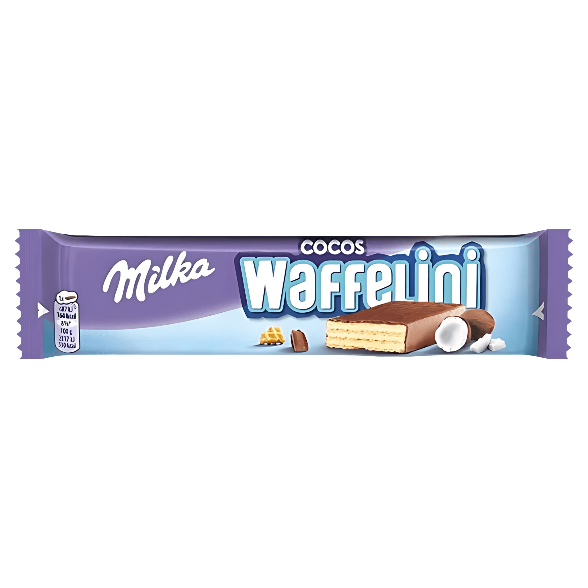 Napolitana cu crema cu cocos Milka Waffelini, 35 g