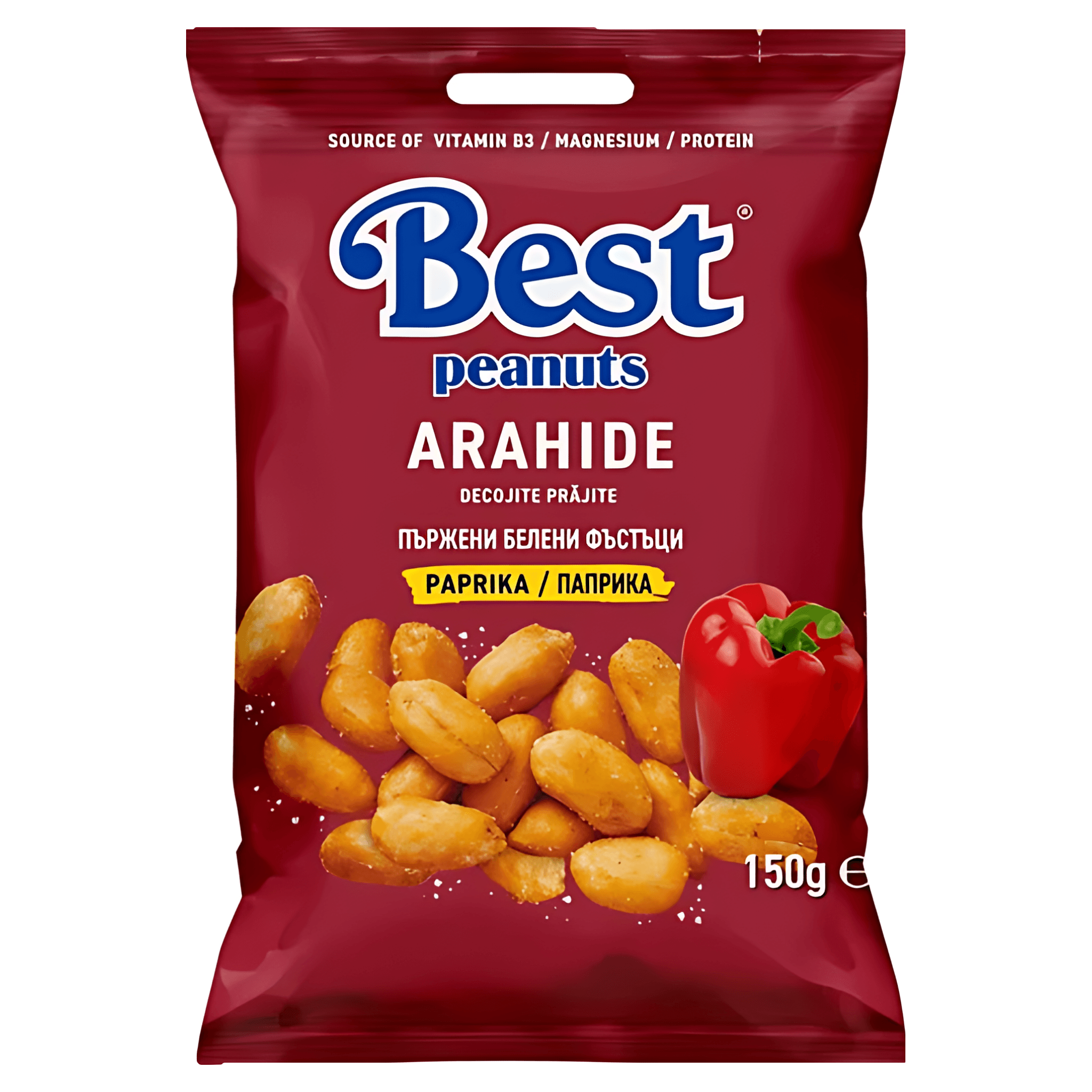Arahide cu aroma de paprika Best, 150 g