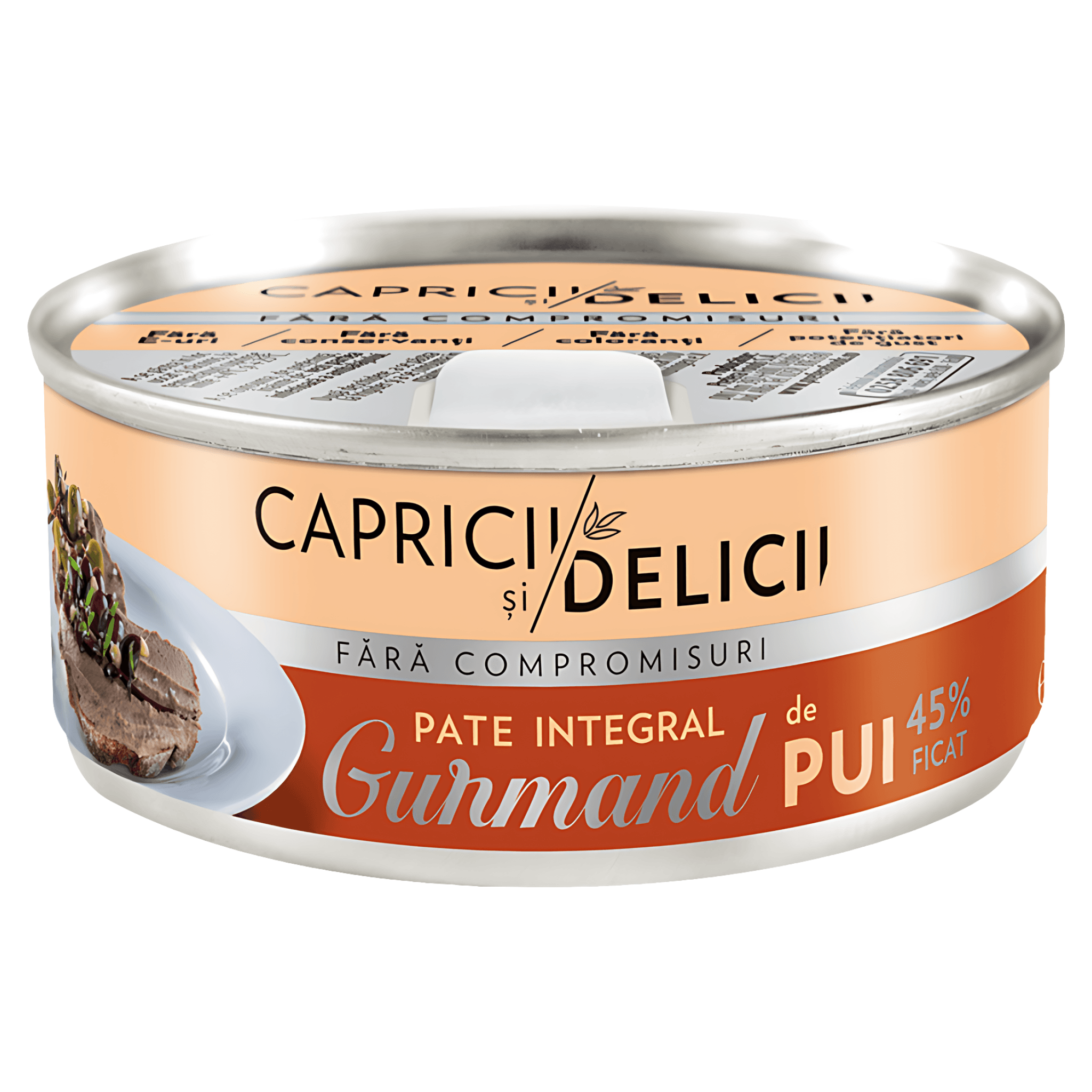 Pate din ficat de pui Capricii si Delicii, 115 g