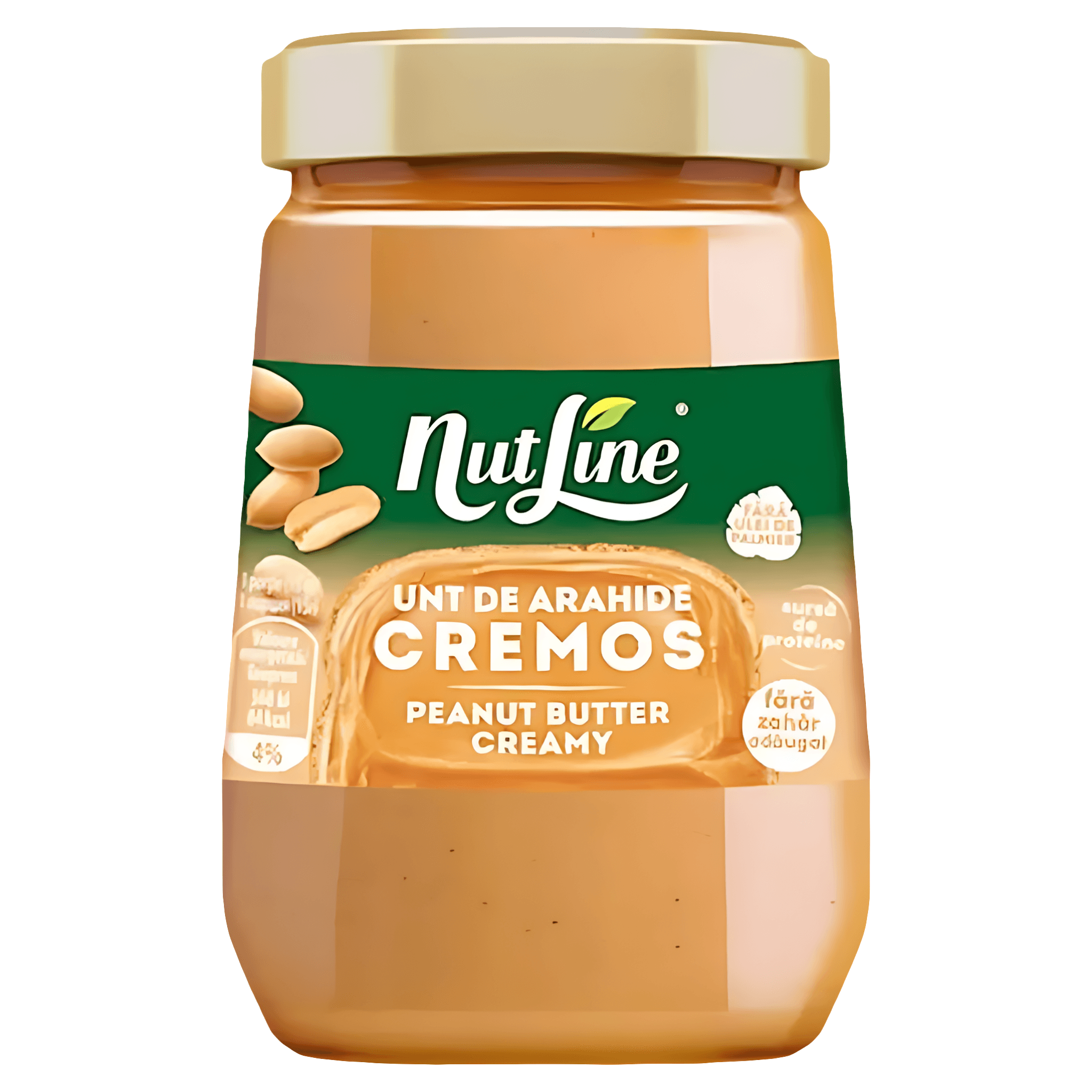 Unt de arahide cremos Nutline, 340 g