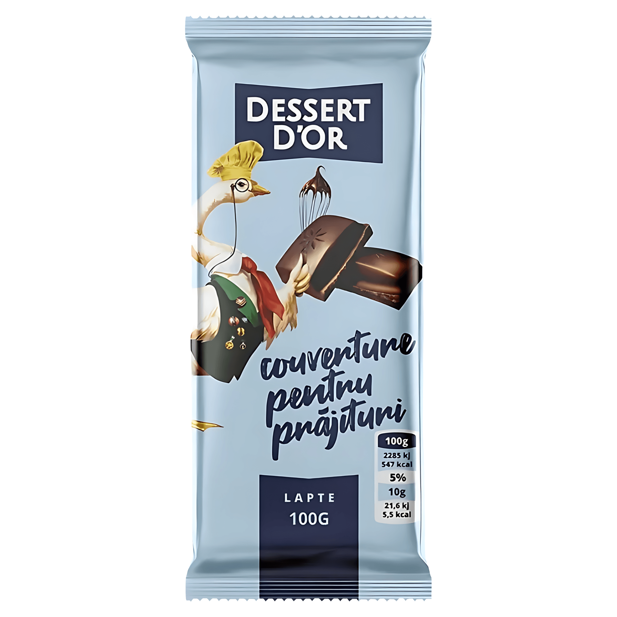 Ciocolata cu lapte pentru prajituri Dessert D'or, 400 g