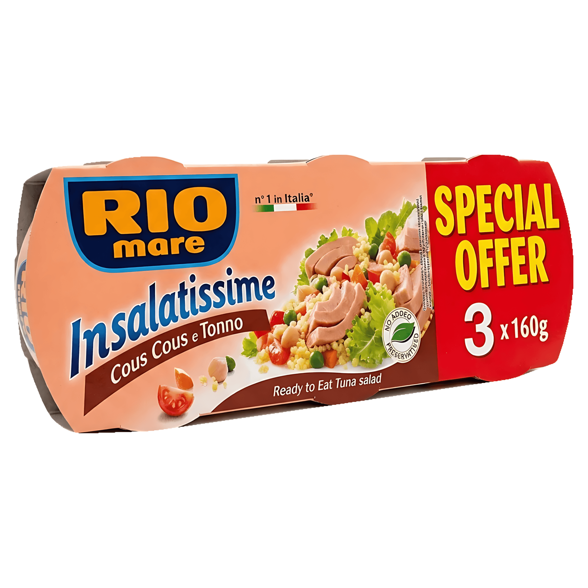 Pachet Rio Mare Insalatissime 3 conserve cu salata de ton si couscous ...