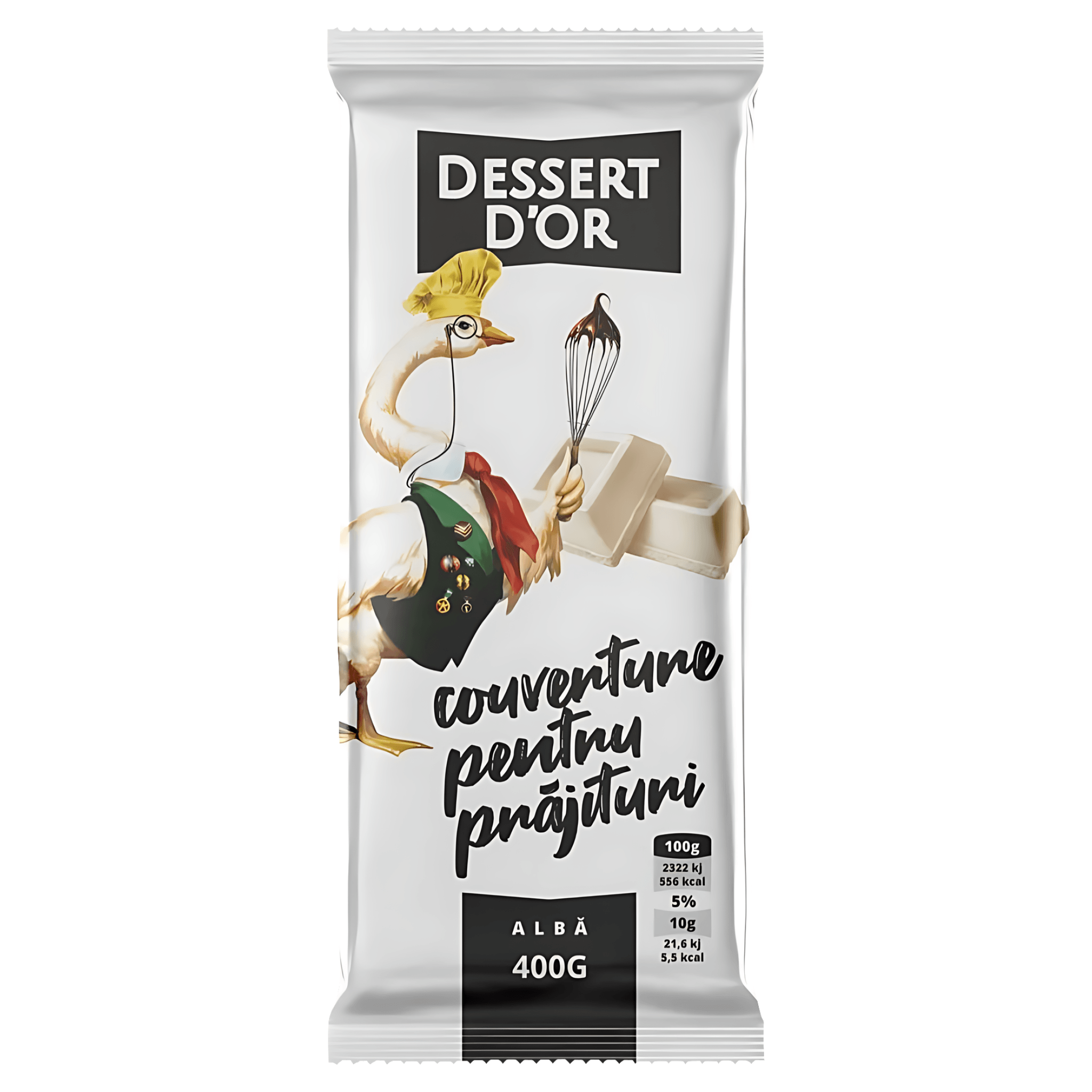 Ciocolata de menaj alba Dessert D'or, 400 g