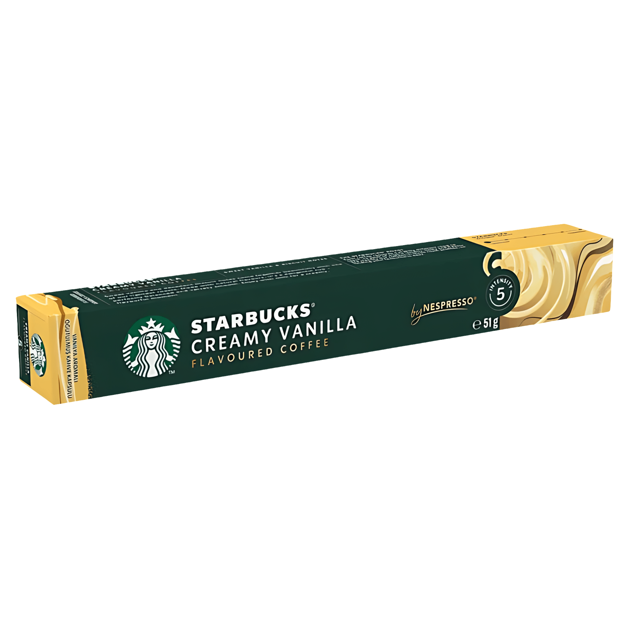 Capsule cafea Starbucks Creamy Vanilla, compatibile Nespresso, 10 capsule
