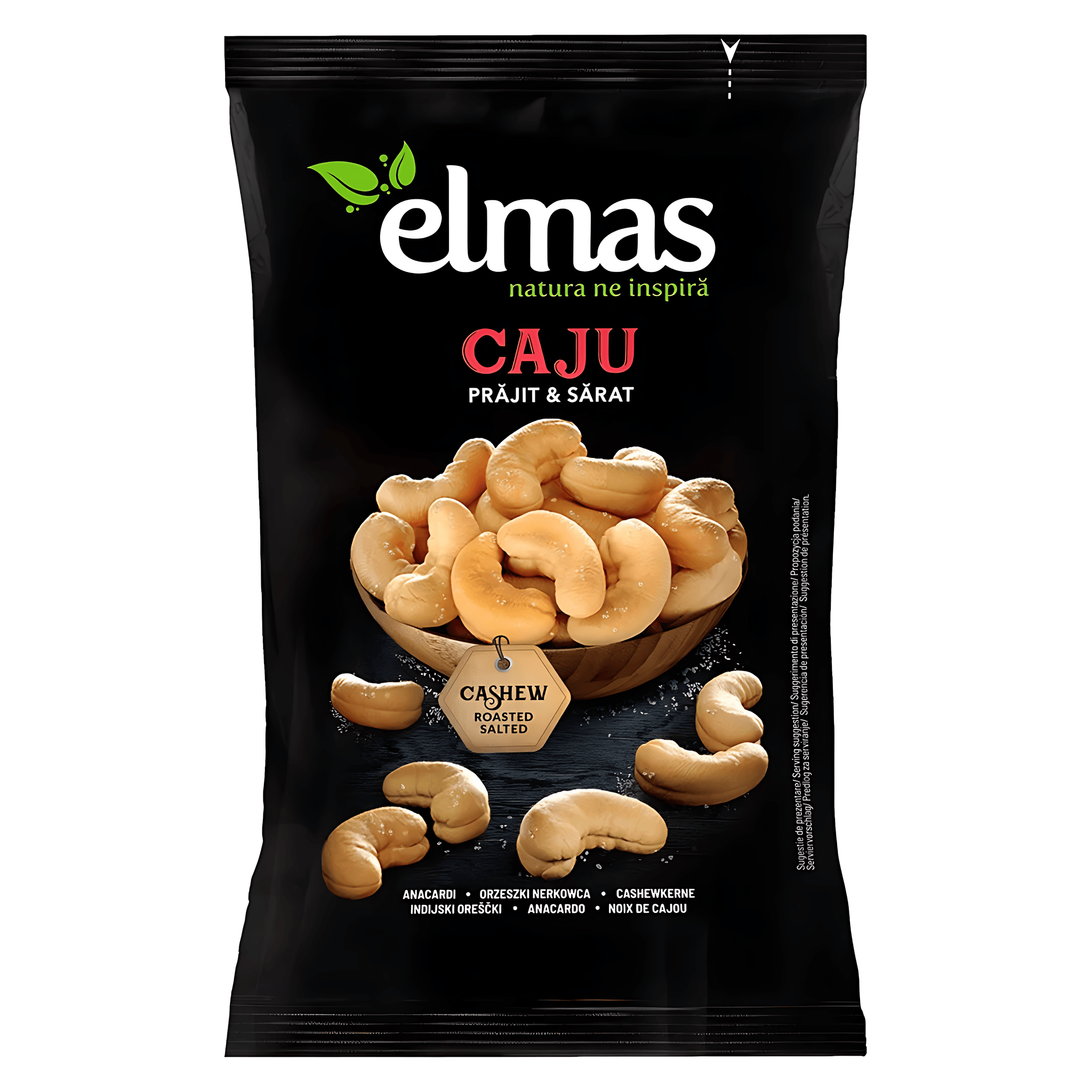 Alune caju prajite si sarate Elmas, 140 g
