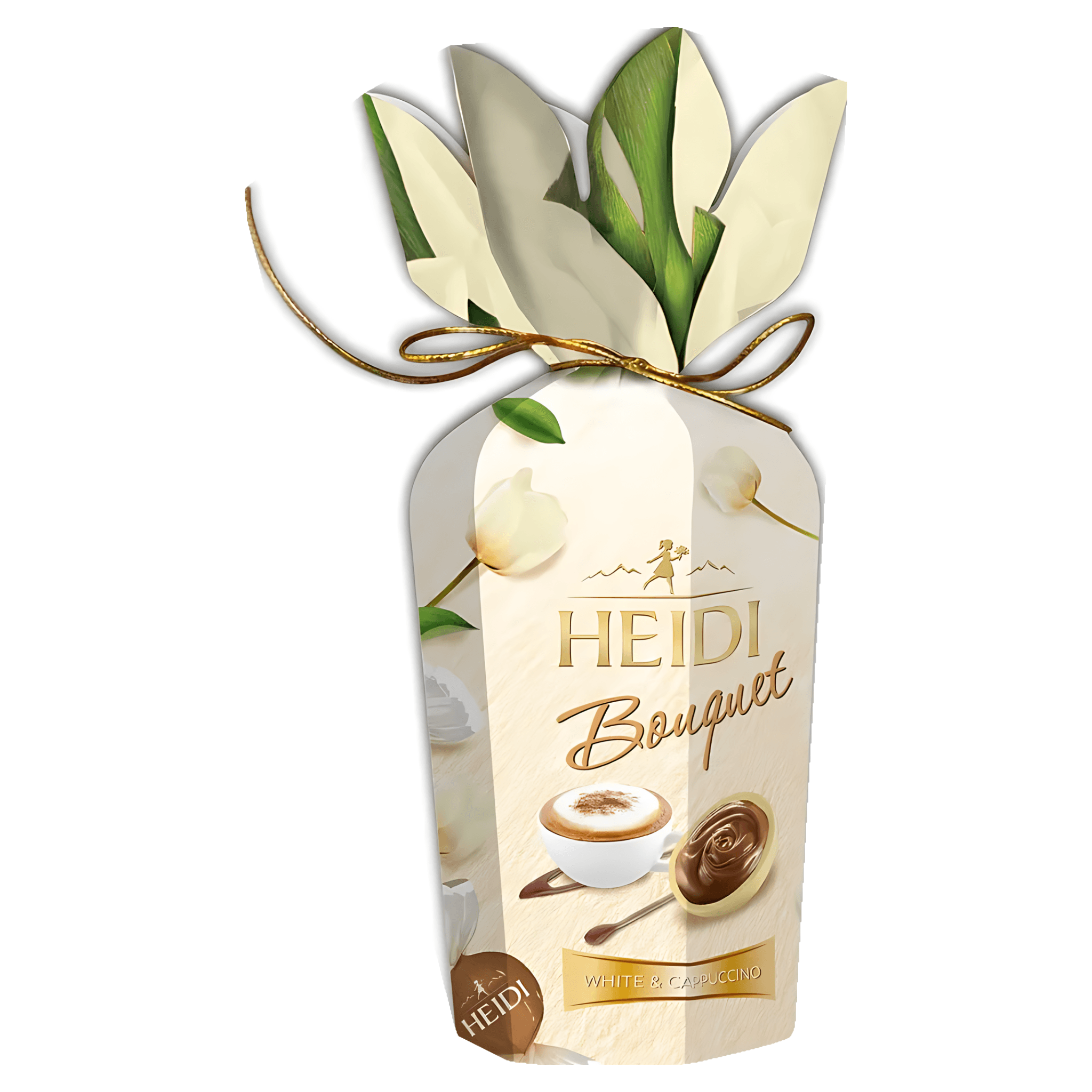 Praline din ciocolata alba cu aroma de cappuccino Heidi, 120 g