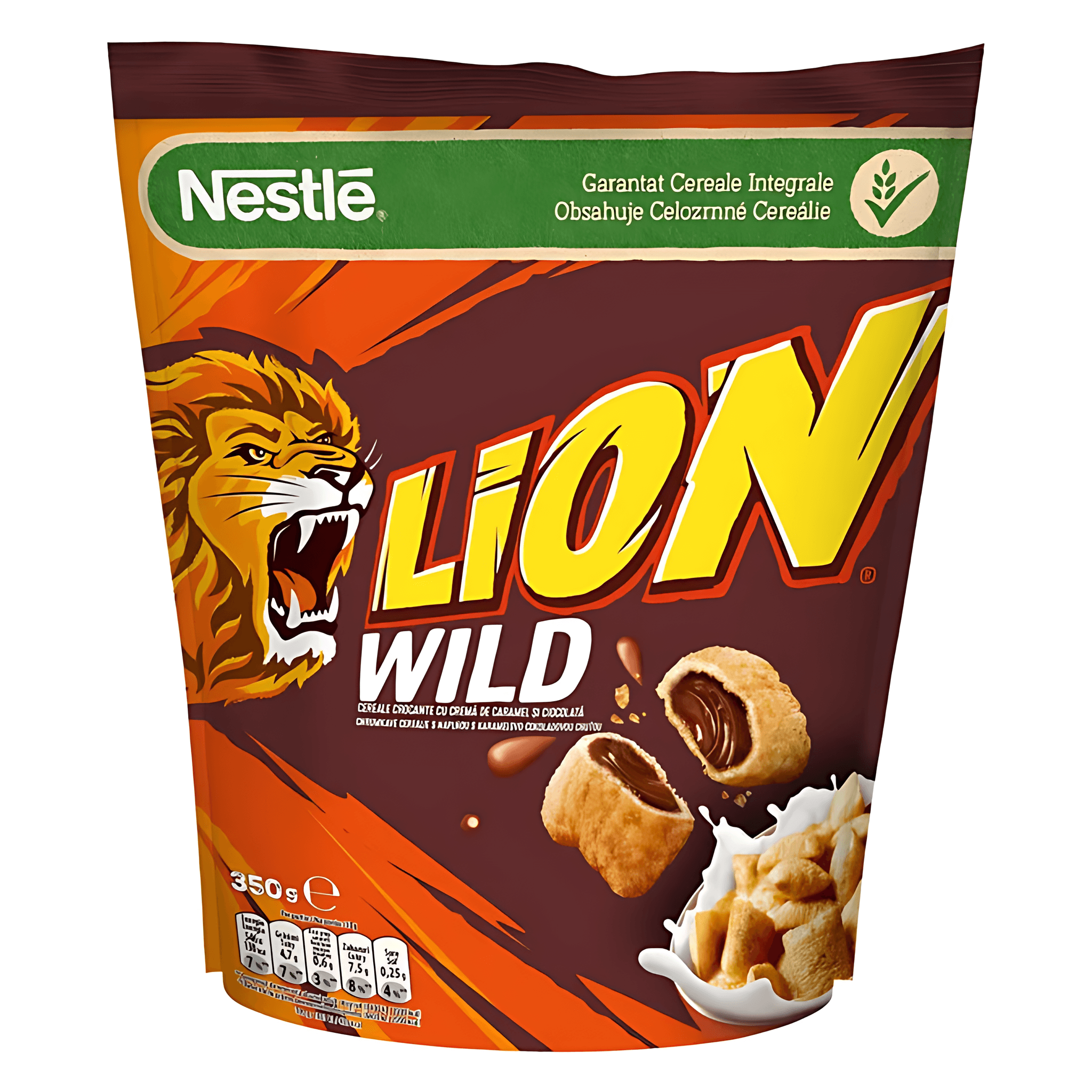 Cereale mic dejun Nestle Lion Wildcrush, 350 g