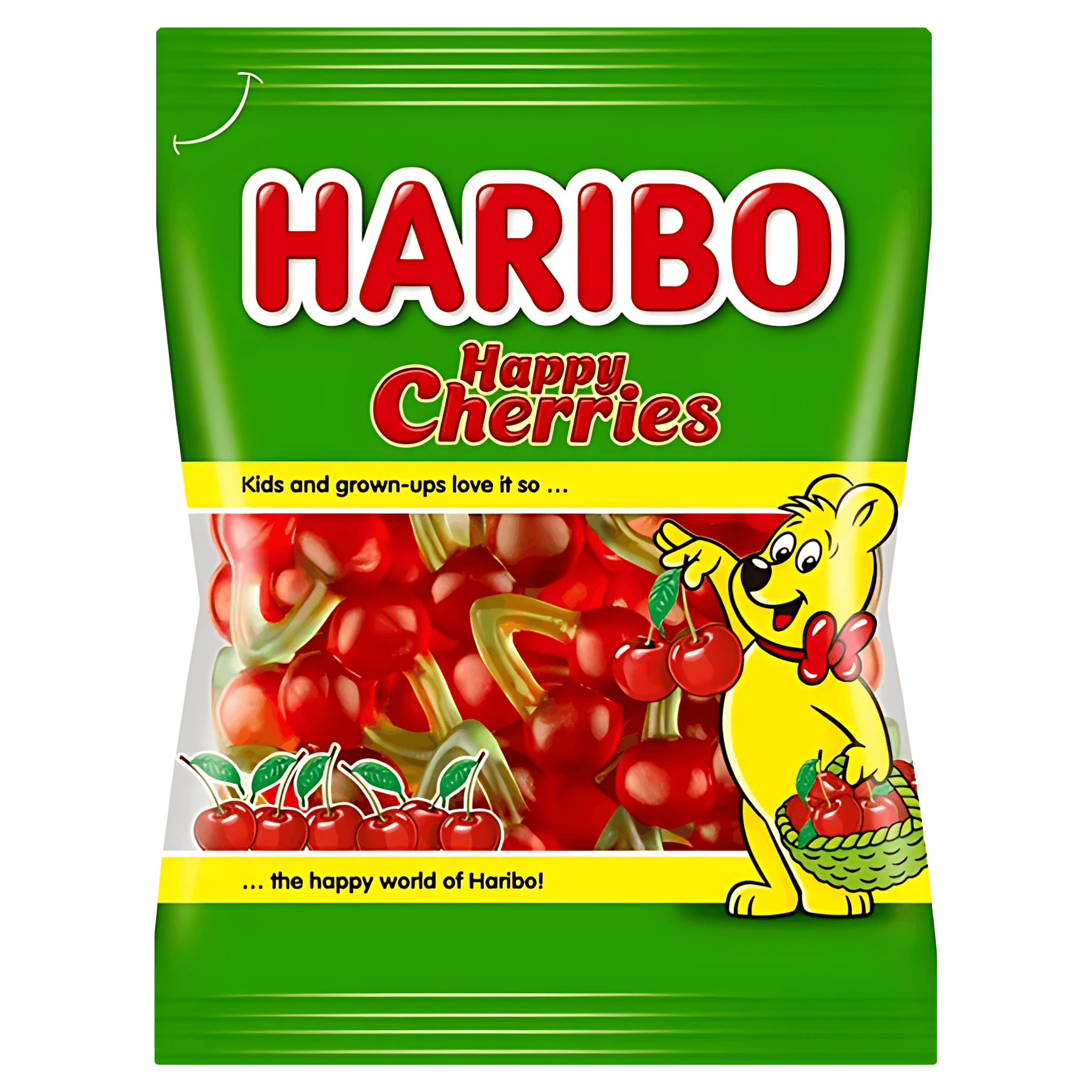 Bomboane gumate cu aroma de fructe Haribo Happy Cherries, 100 g