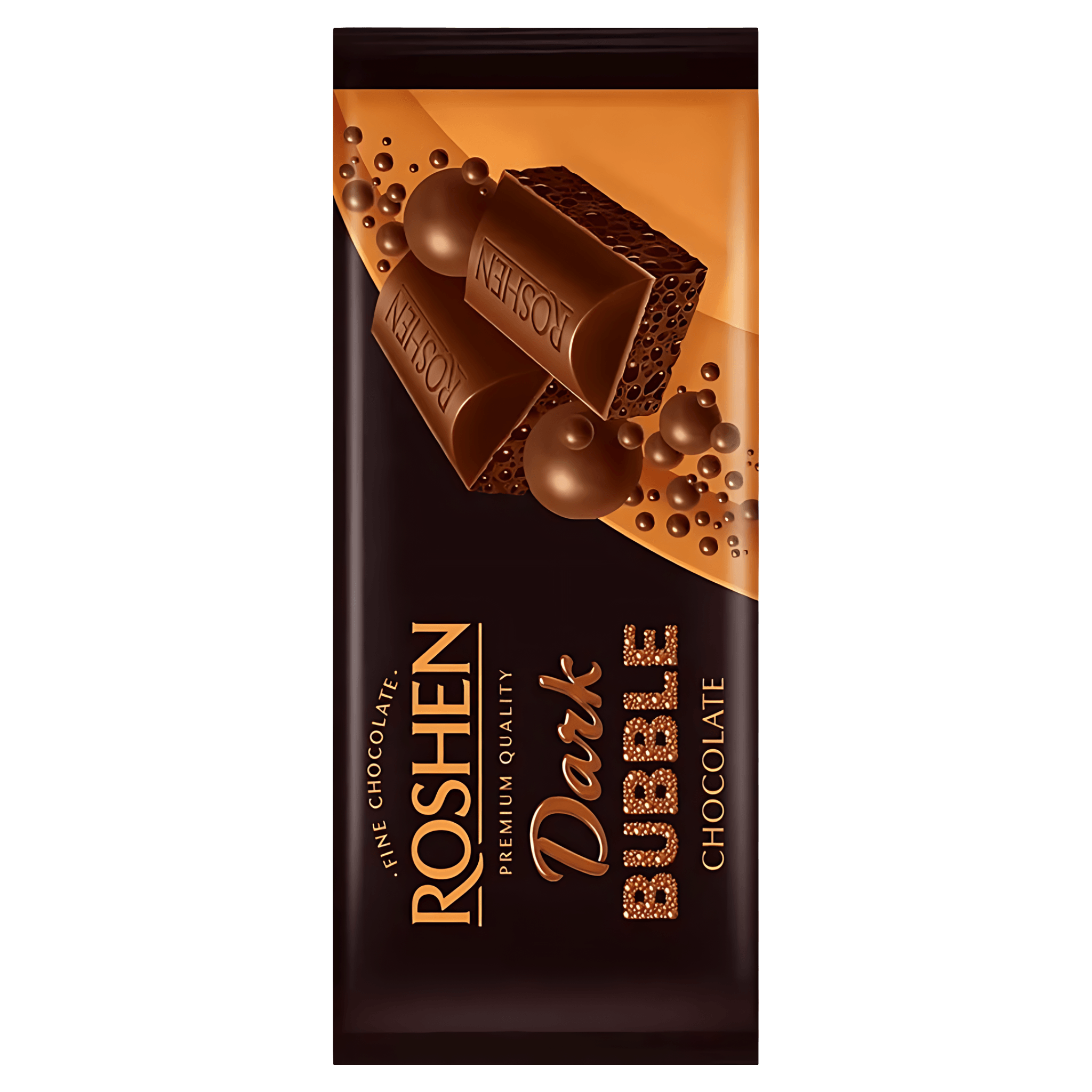 Ciocolata aerata neagra Roshen, 80 g