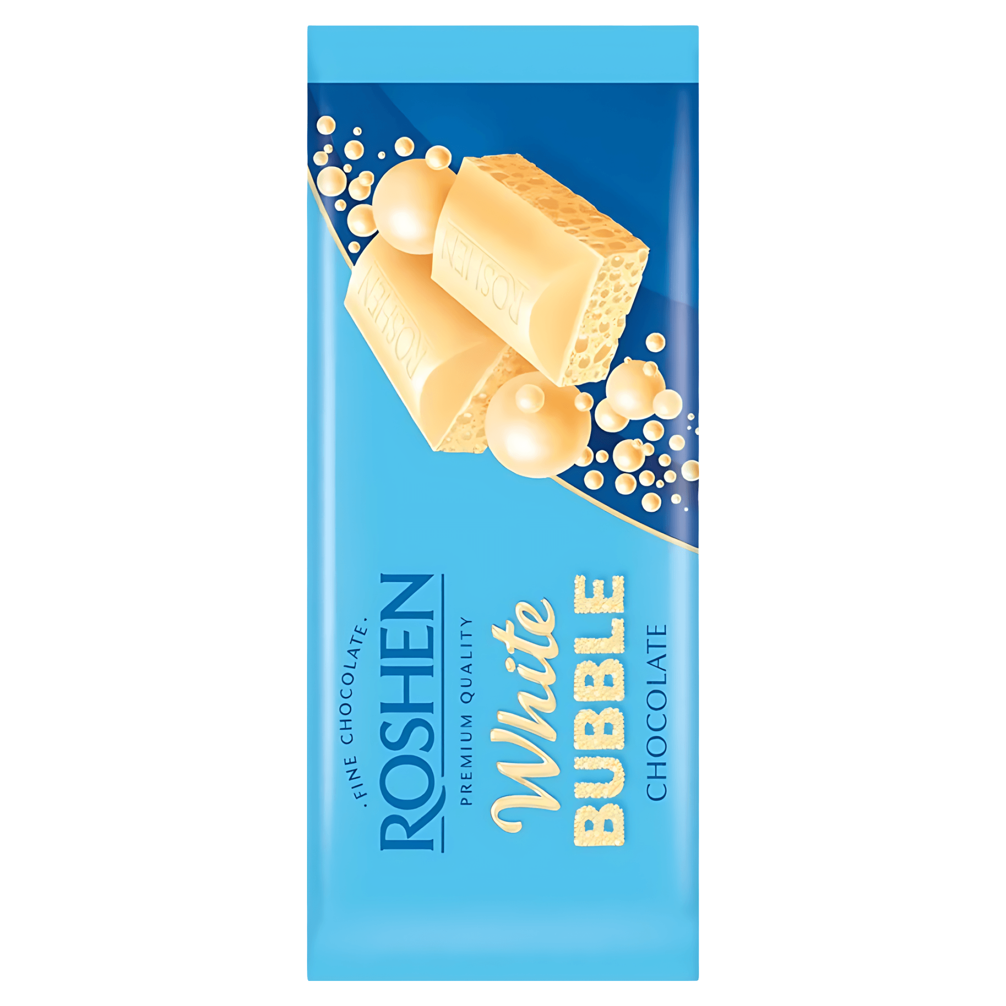 Ciocolata aerata alba Roshen, 80 g