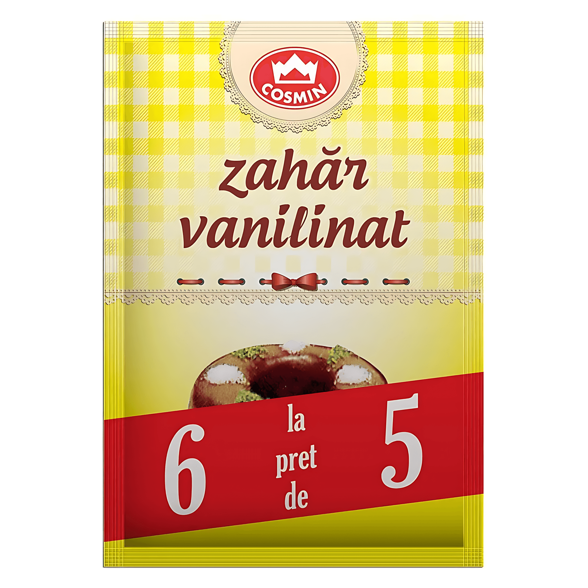 Zahar vanilinat Cosmin, 48 g, 6 plicuri