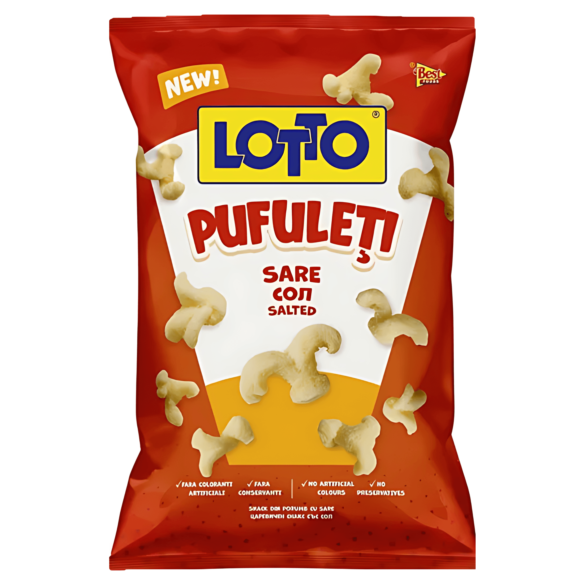 Pufuleti Lotto cu sare, 90 g