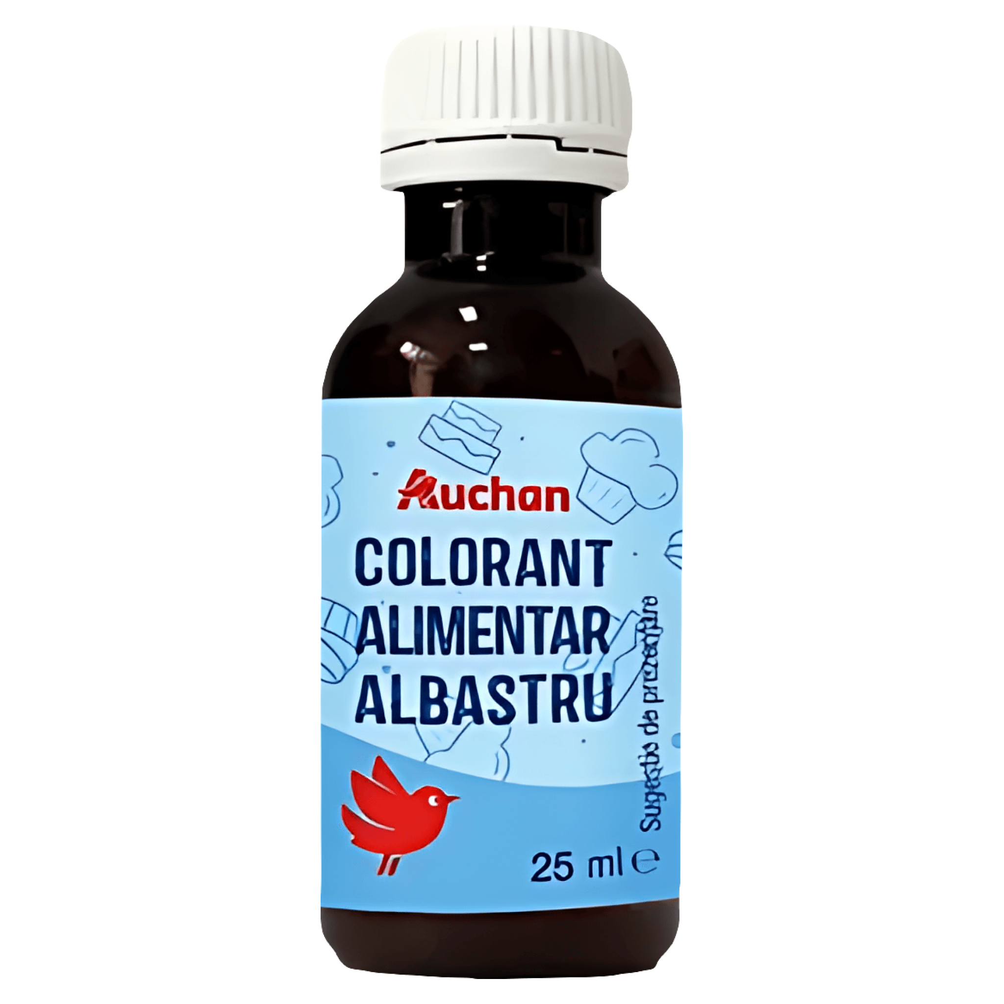 Colorant alimentar albastru Auchan, 25 ml