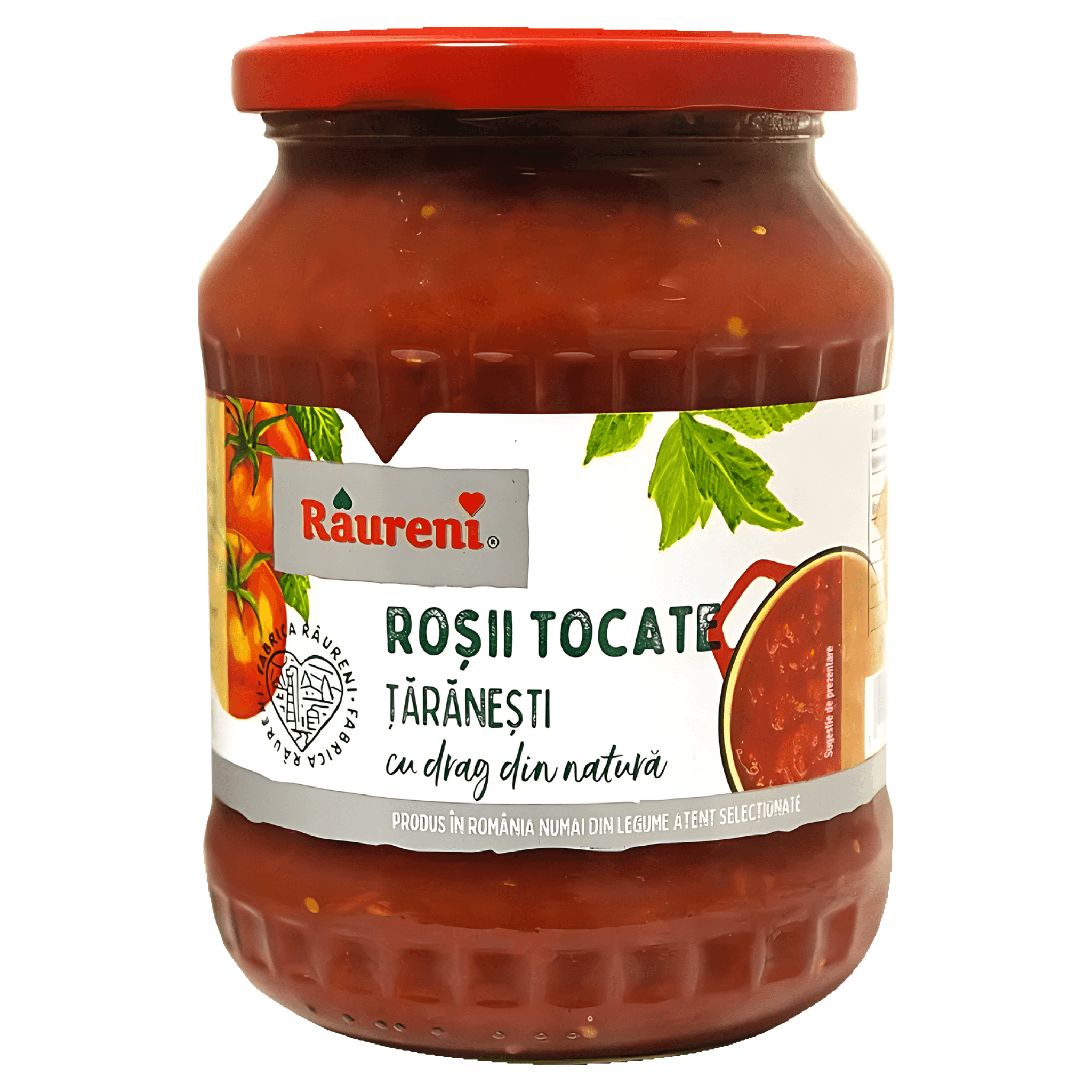 Rosii tocate taranesti Raureni, 700 g
