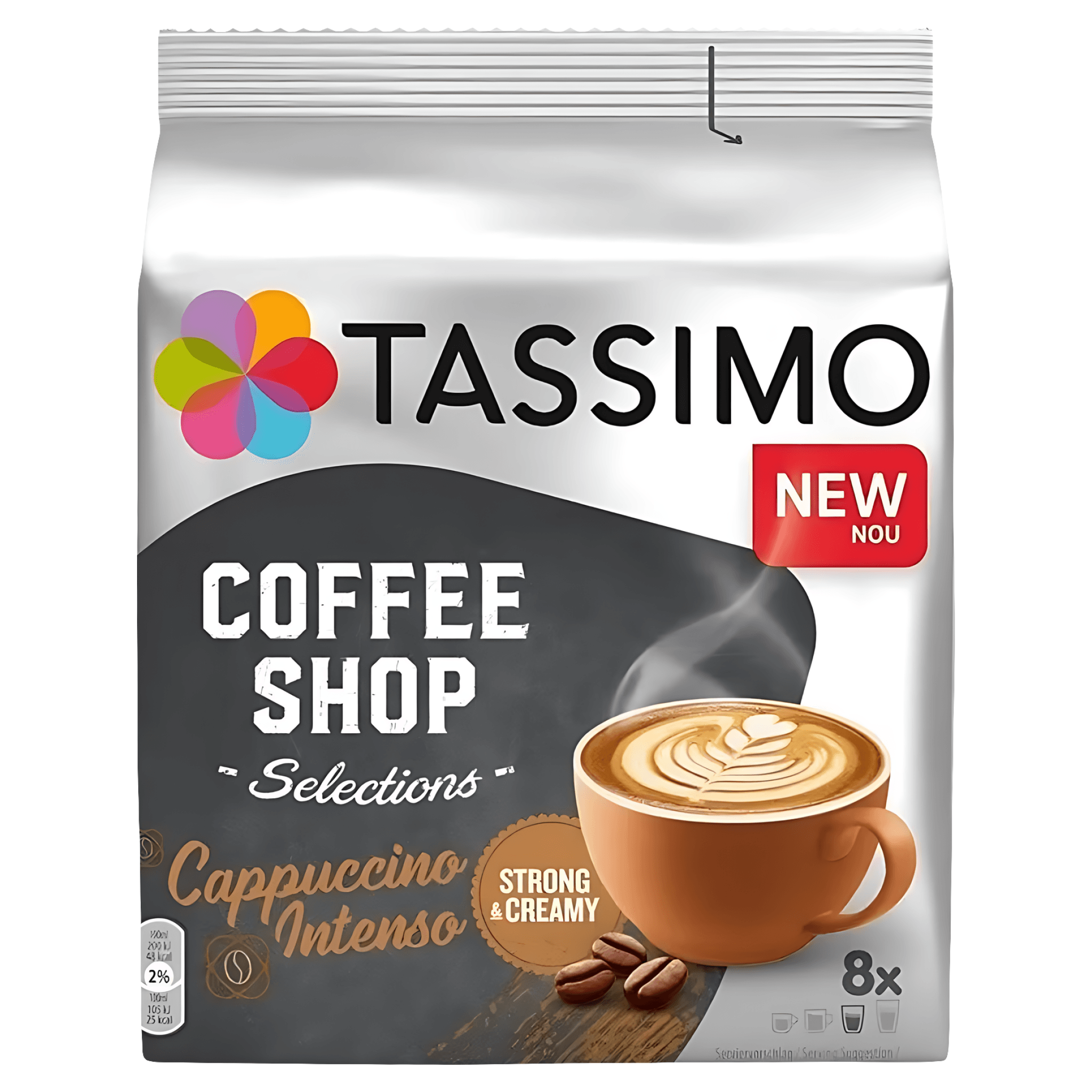 Capsule cafea Tassimo Coffee Shop Cappuccino Intenso, compatibile Tassimo, 8 capsule