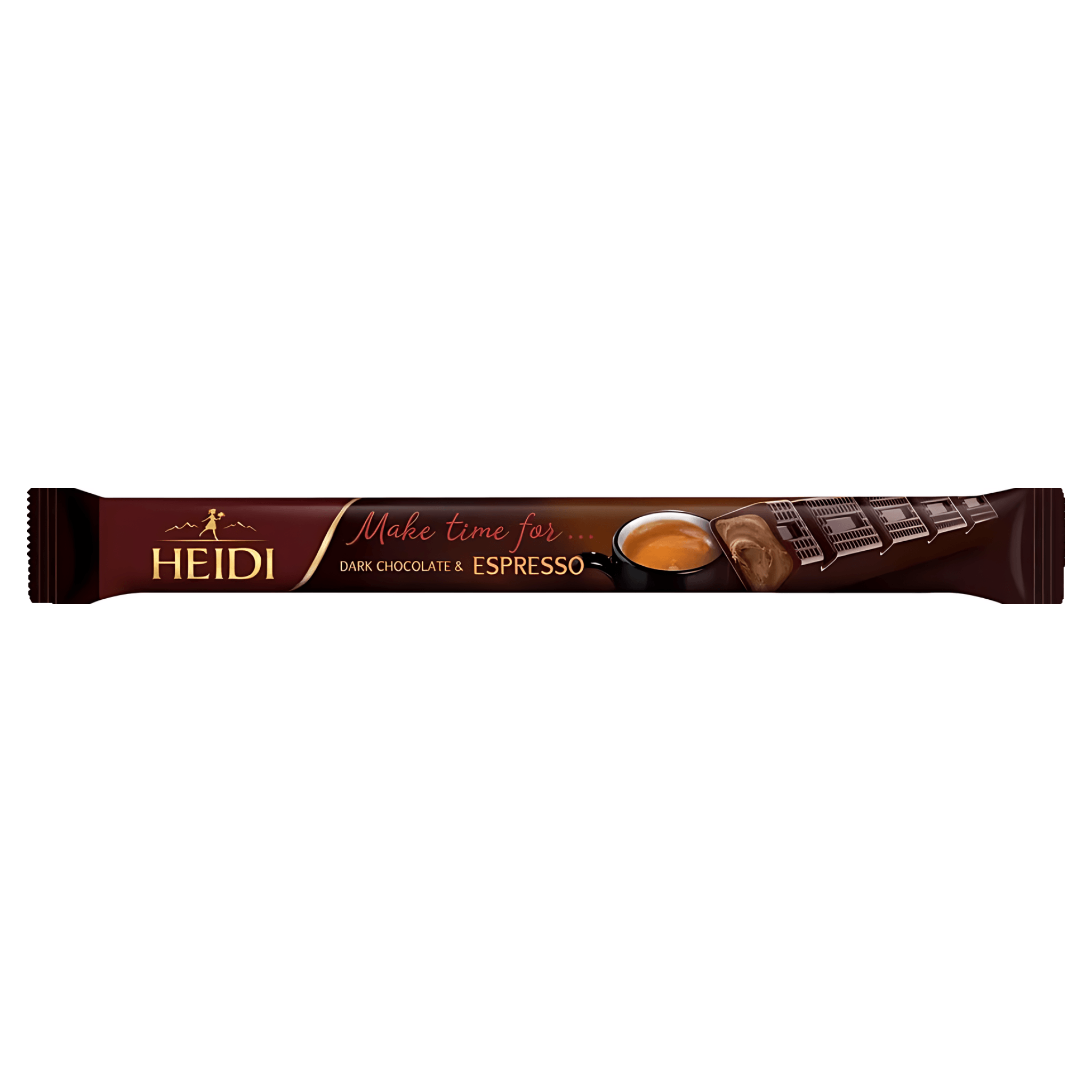 Baton de ciocolata amaruie cu umplutura de cafea Heidi, 37g