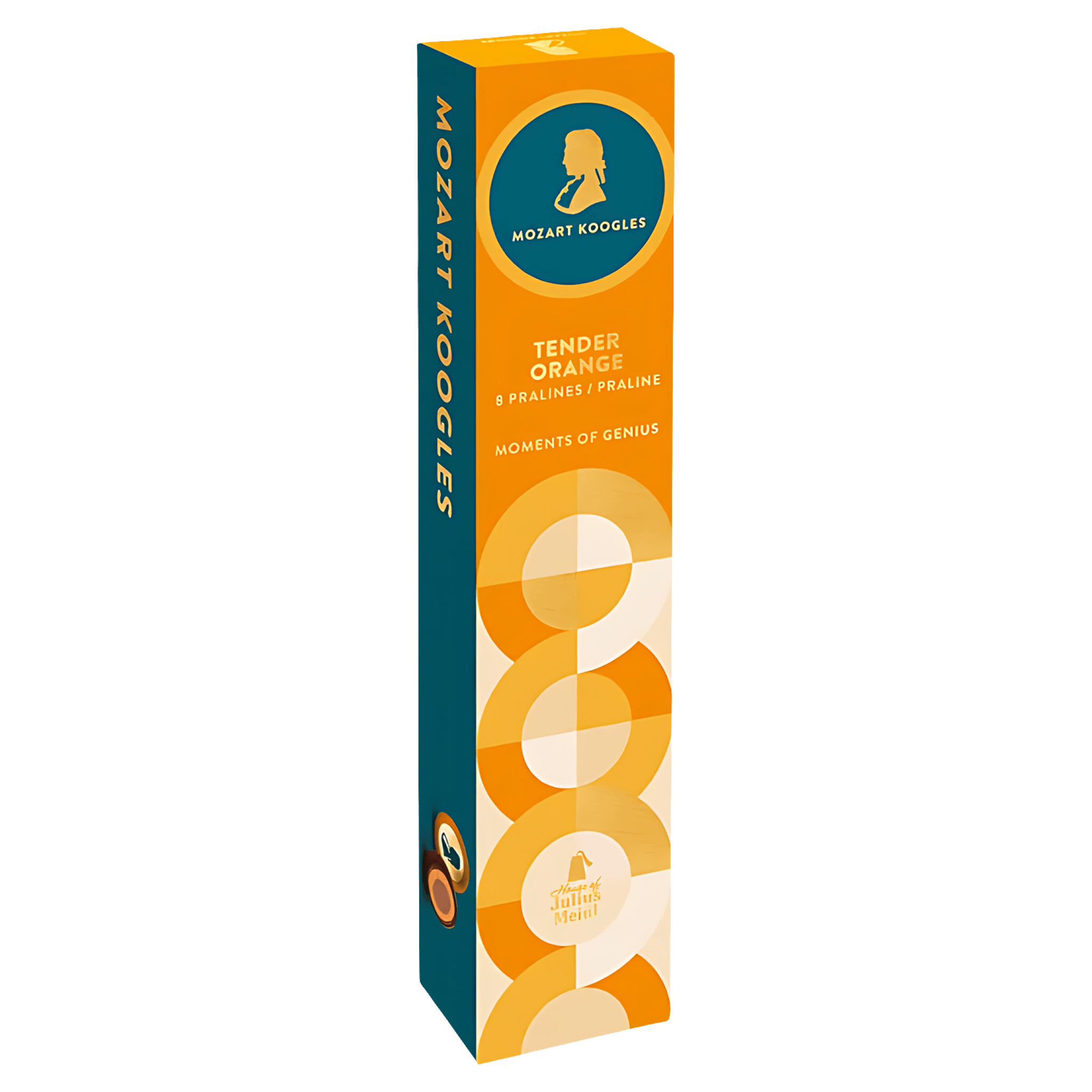 Praline Mozart cu aroma de portocale, 136 g