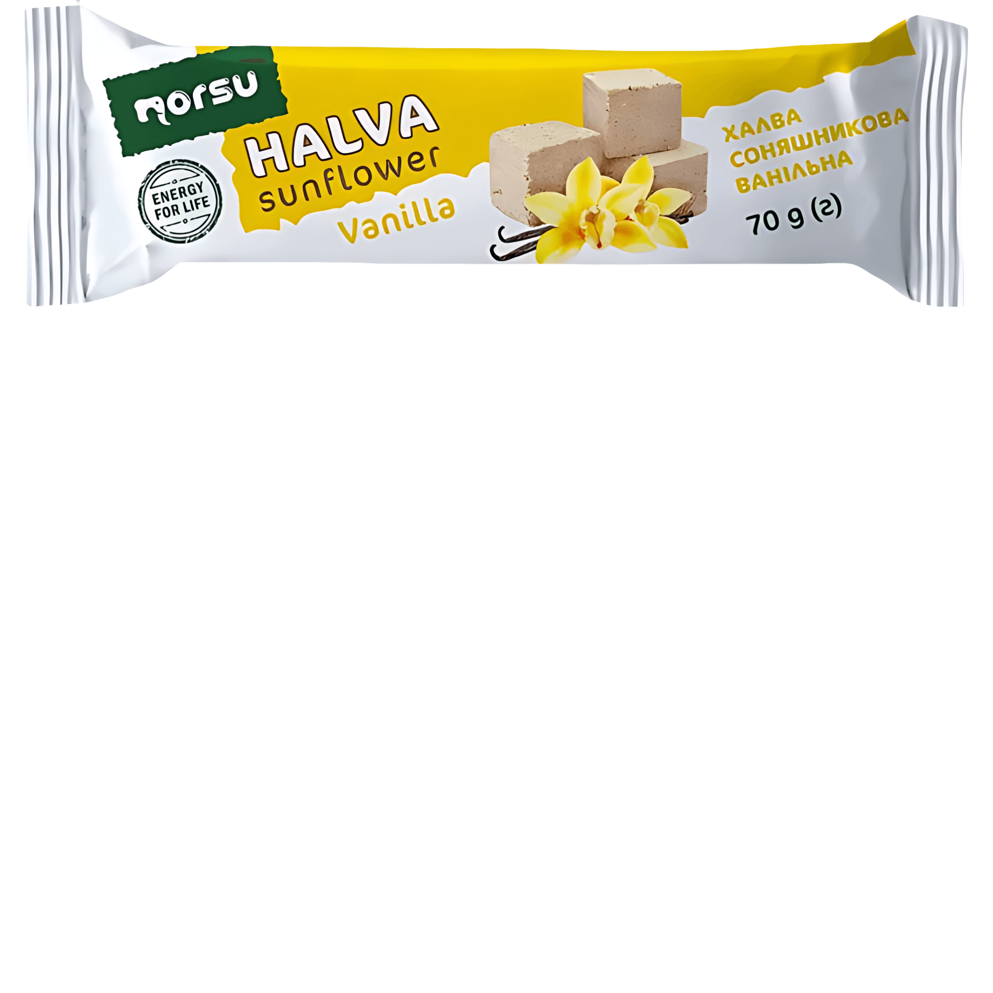 Halva de floarea-soarelui cu vanilie Norsu, 70 g