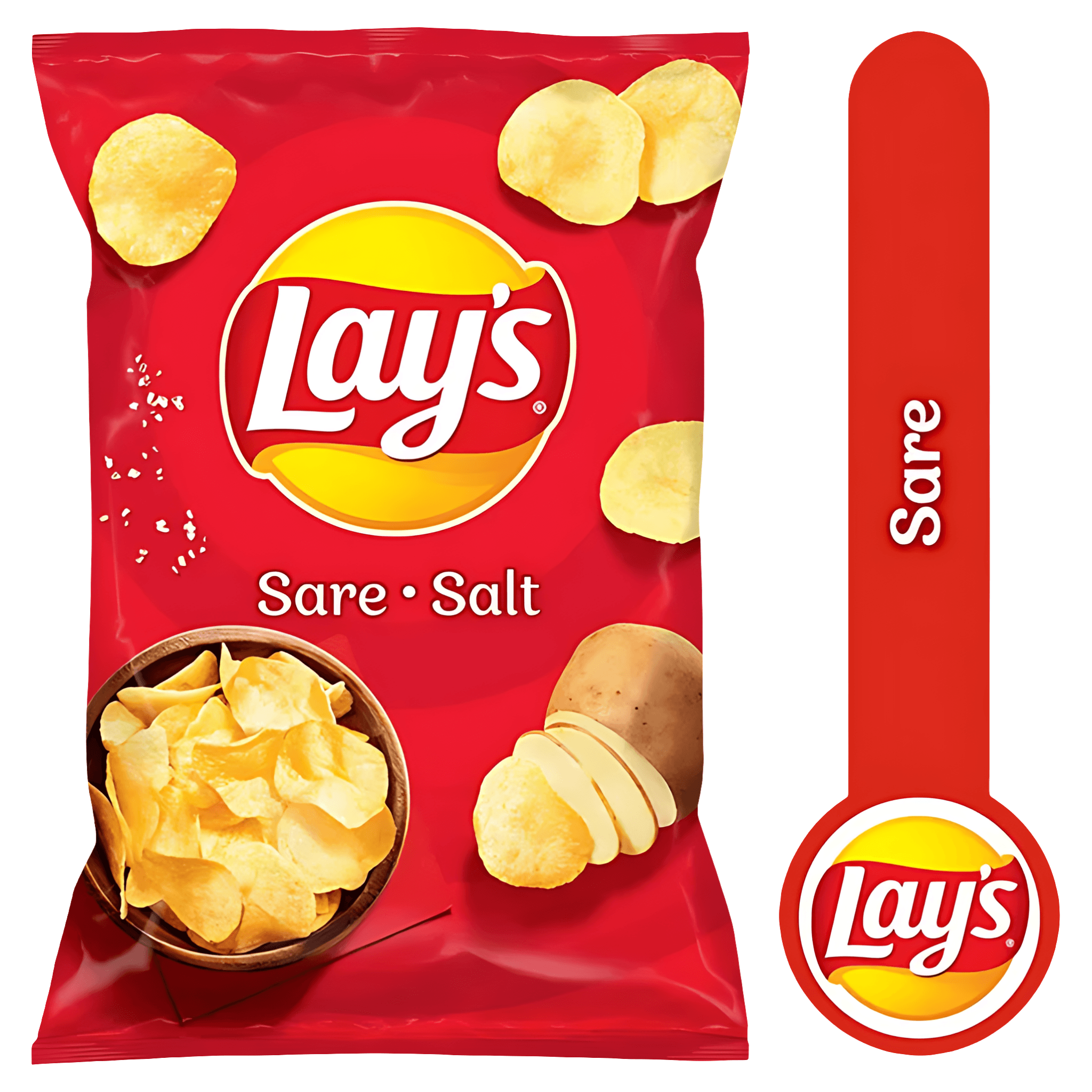 Chipsuri cu sare Lay's, 125 g
