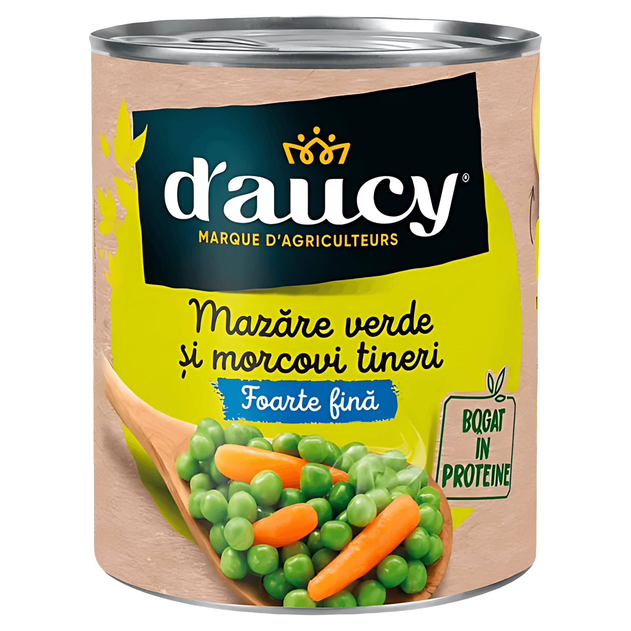 Mazare cu morcovi baby D'aucy, 400 g