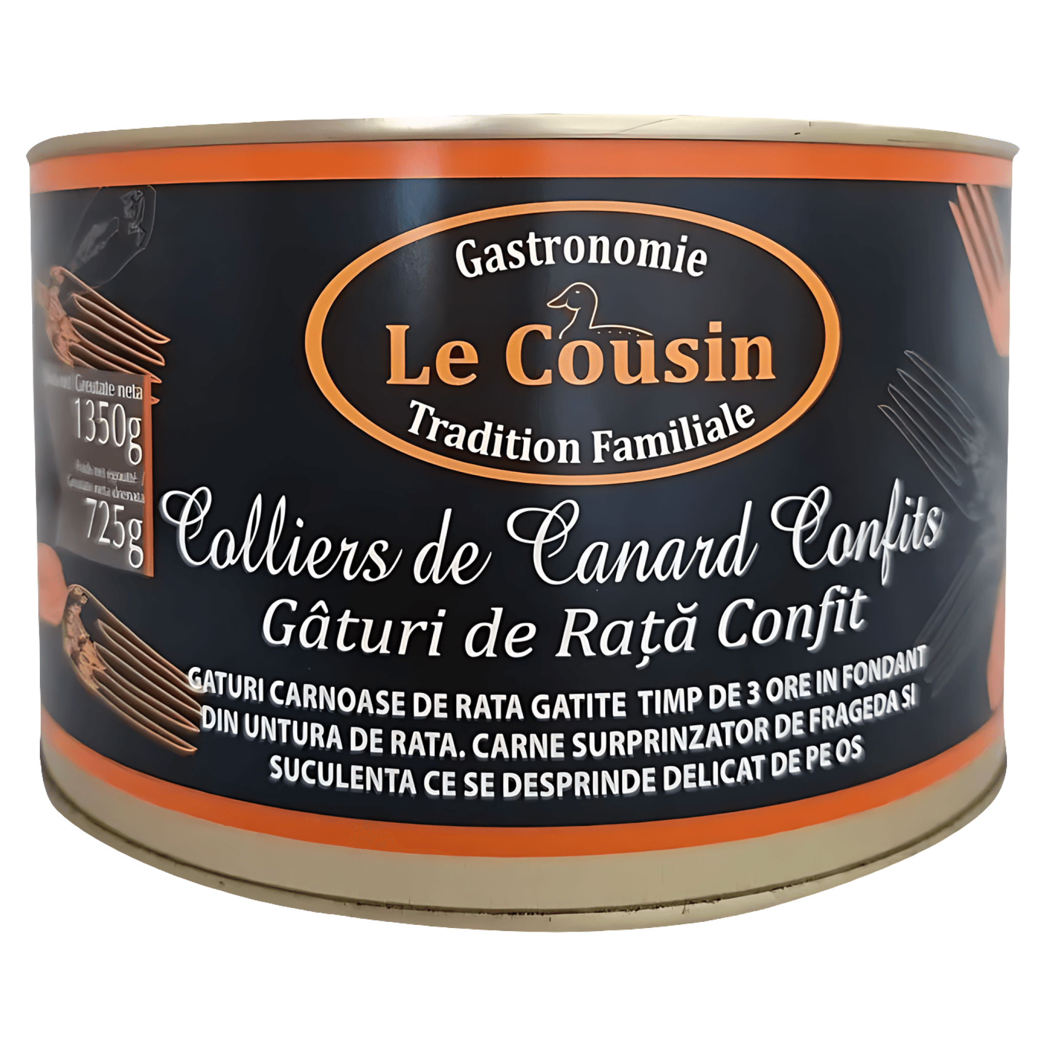 Gaturi de rata confit Le Cousin, 1350 g