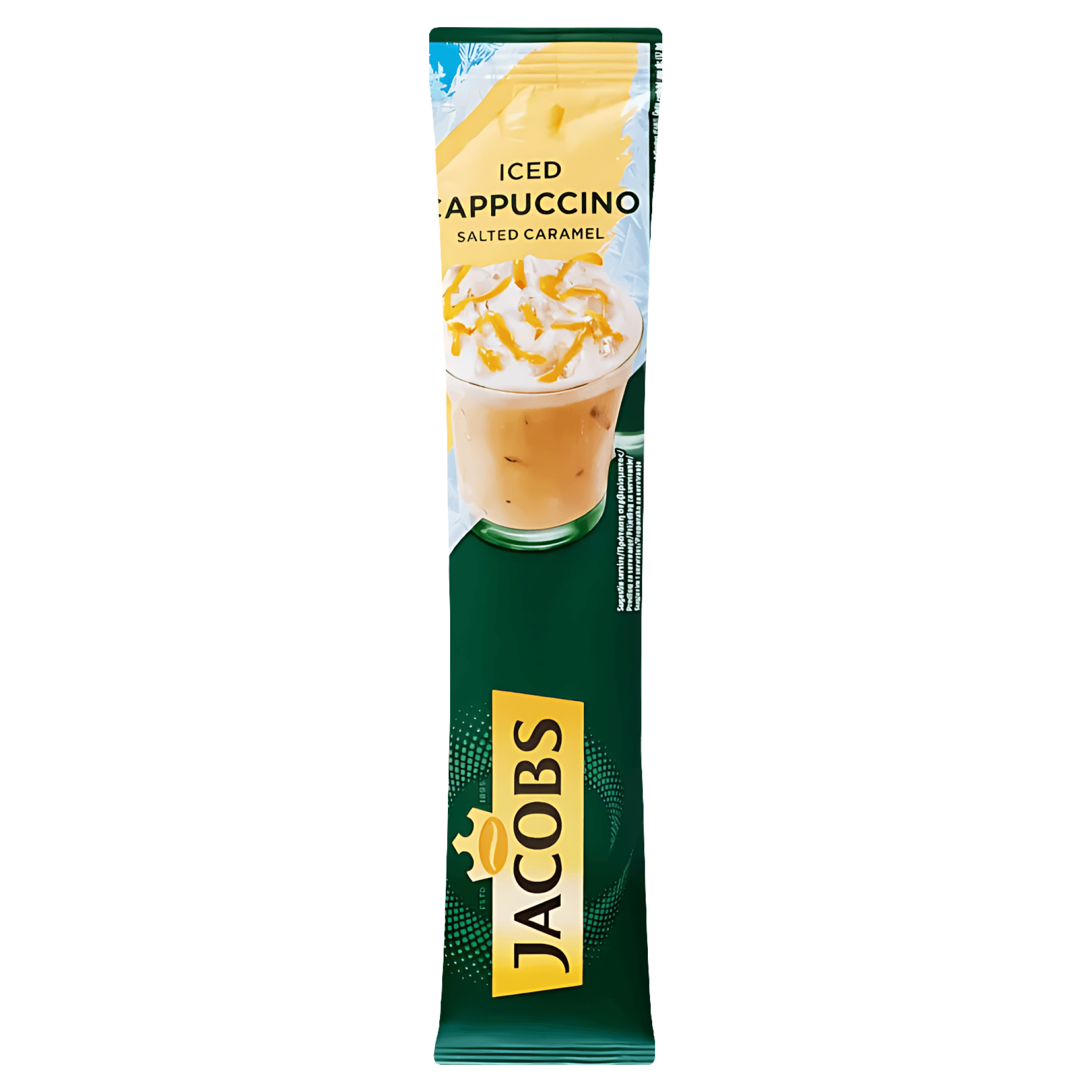 Cafea instant Cappuccino Jacobs Iced, caramel, 17.8 g